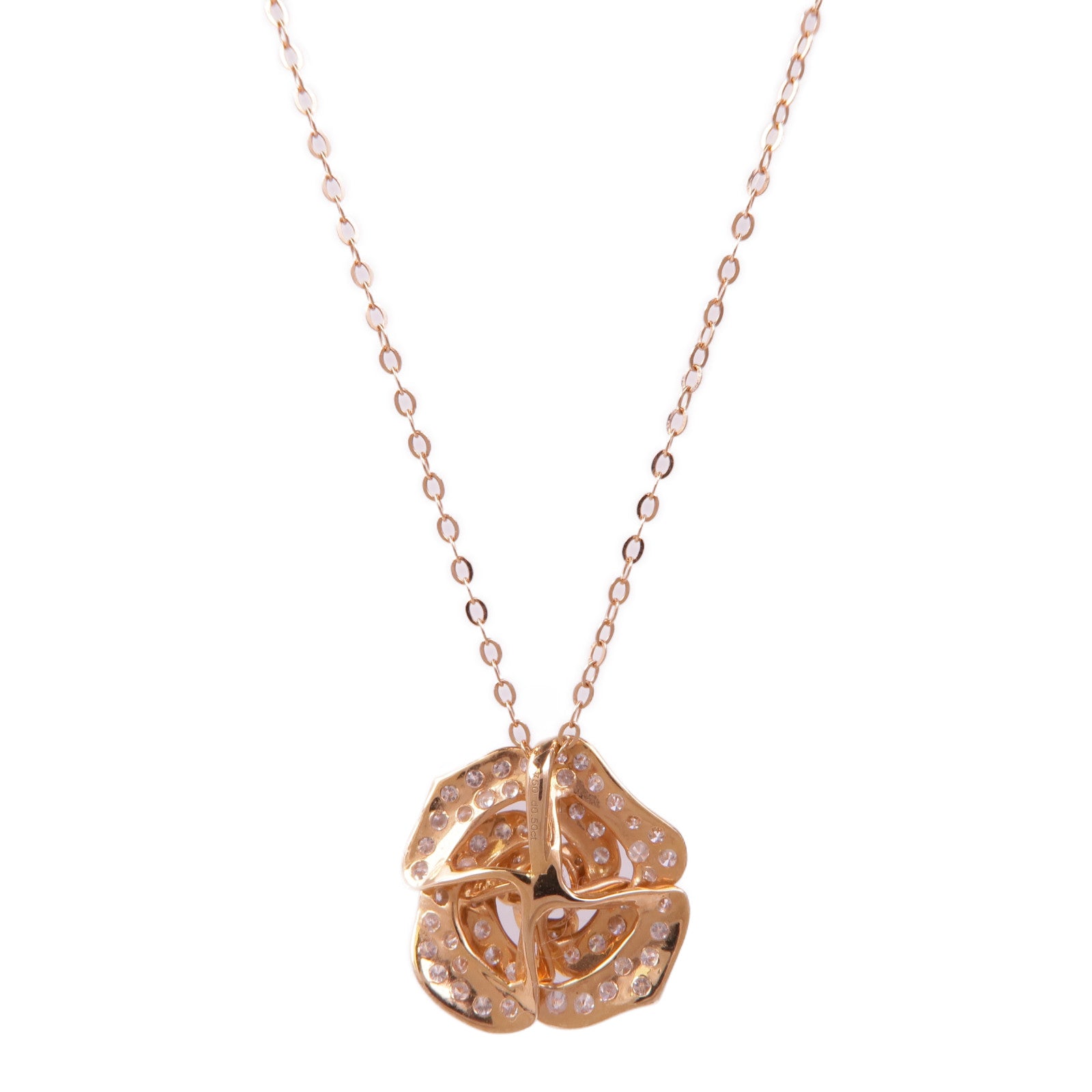JEWELRY 18K玫瑰金Diamond Necklace鑽石項鍊