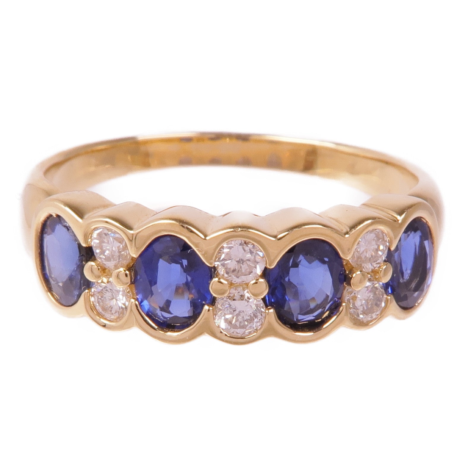 JEWELRY 18K黃金Sapphire Ring戒指US#11.25
