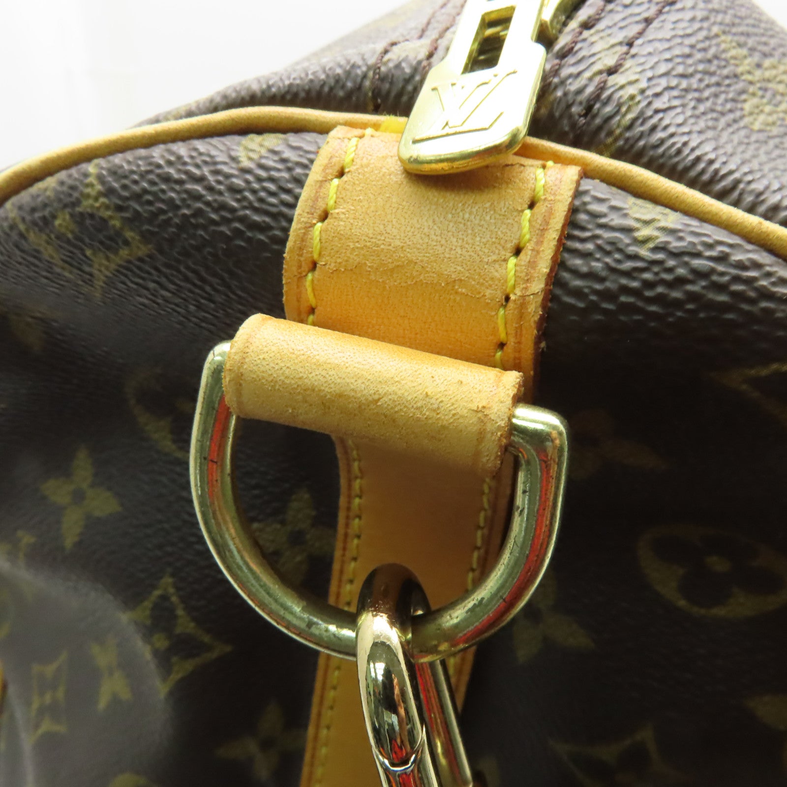 LOUIS VUITTON Monogram Keepall 55 Bandouliere金扣旅行袋啡色