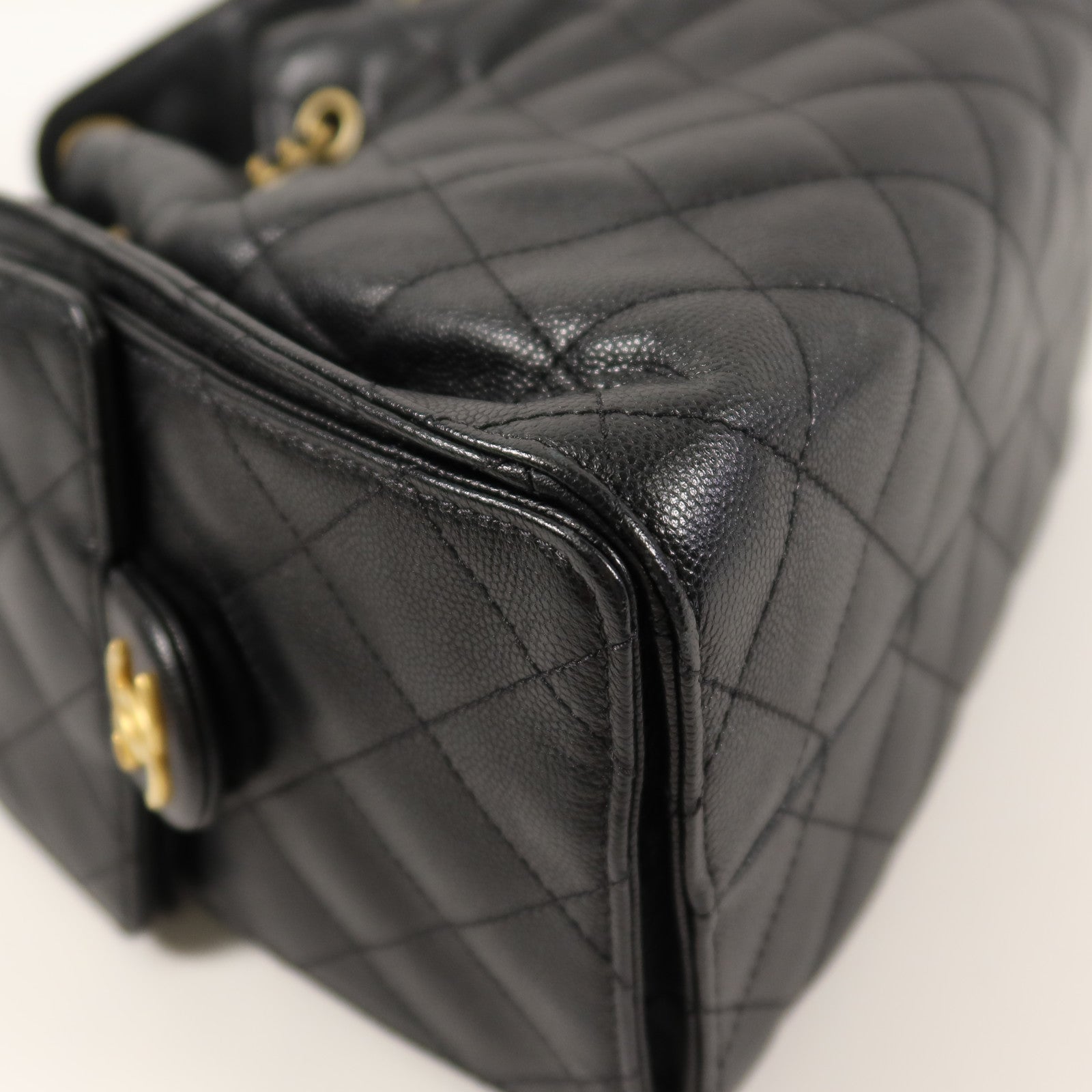 CHANEL 牛皮皮革Chanel 25 Small鏈帶肩背袋