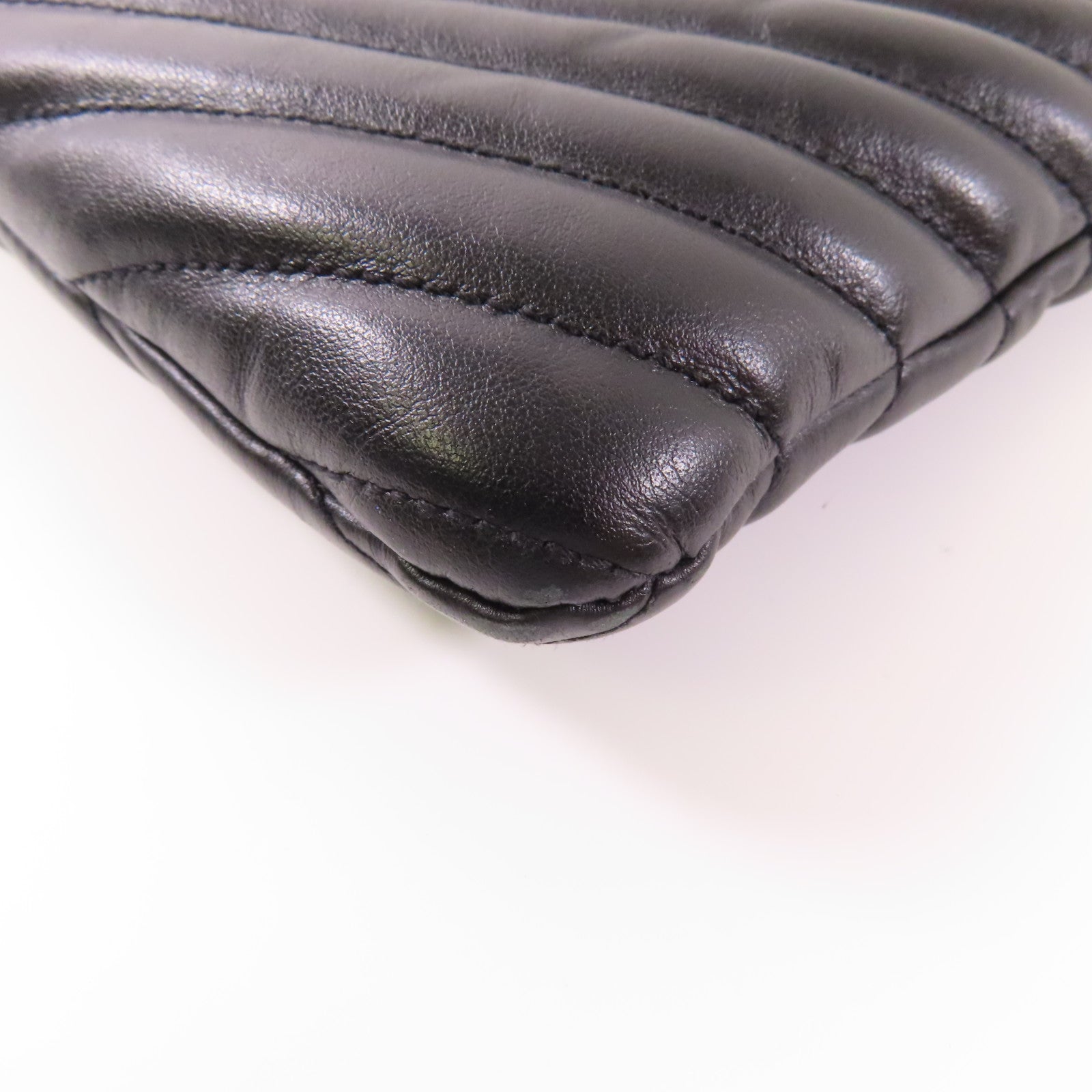 SAINT LAURENT 牛皮皮革Clutch銀扣手拿包