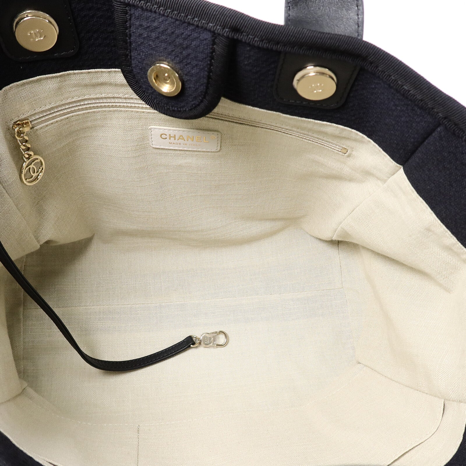 CHANEL 牛仔布Deauville Tote手挽袋