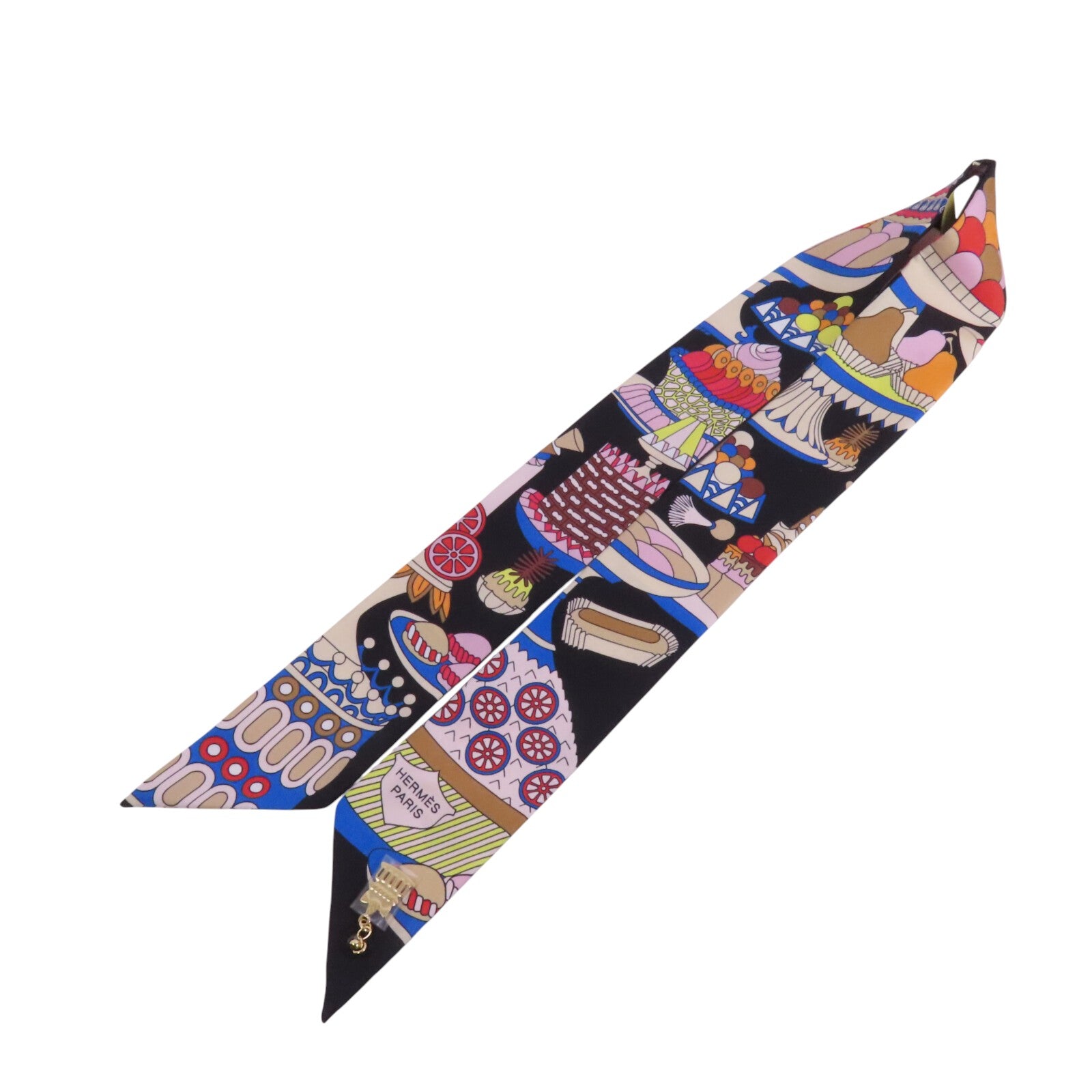 HERMES 絲質Twilly Scarf絲巾