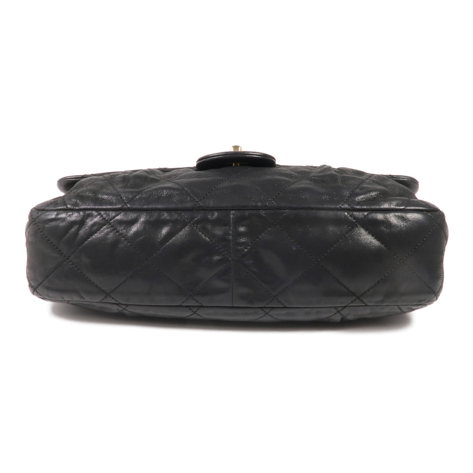 CHANEL 牛皮皮革Chain Shoulder Bag金扣鏈帶肩背袋