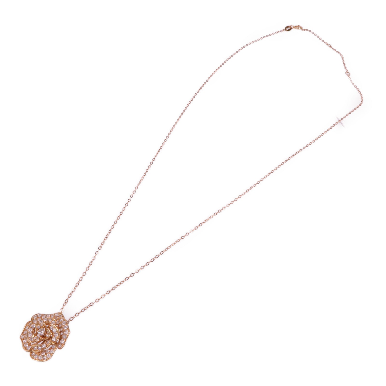 JEWELRY 18K玫瑰金Diamond Necklace鑽石項鍊