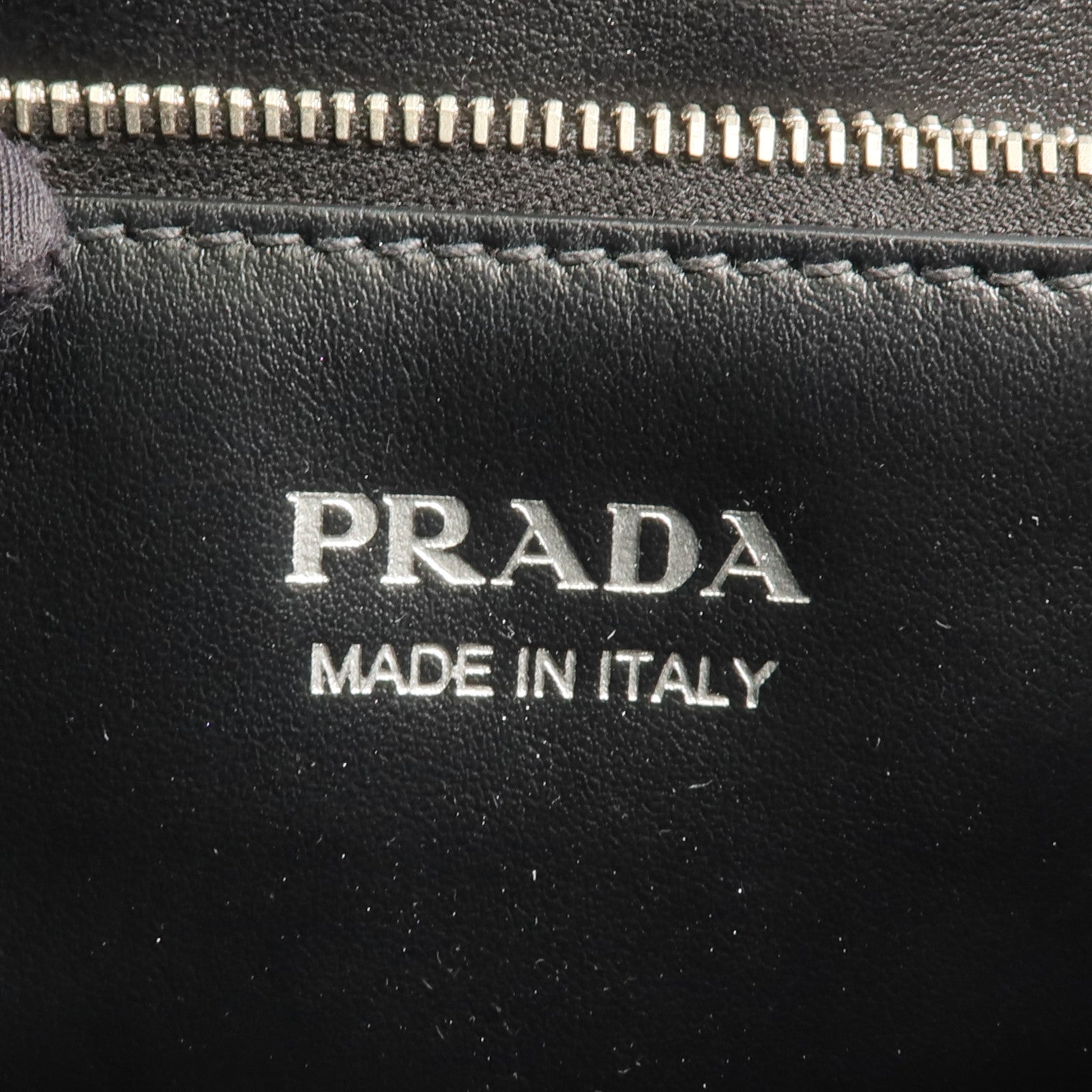 PRADA 牛仔布 2 Way Shoulder銀扣手挽肩背兩用袋