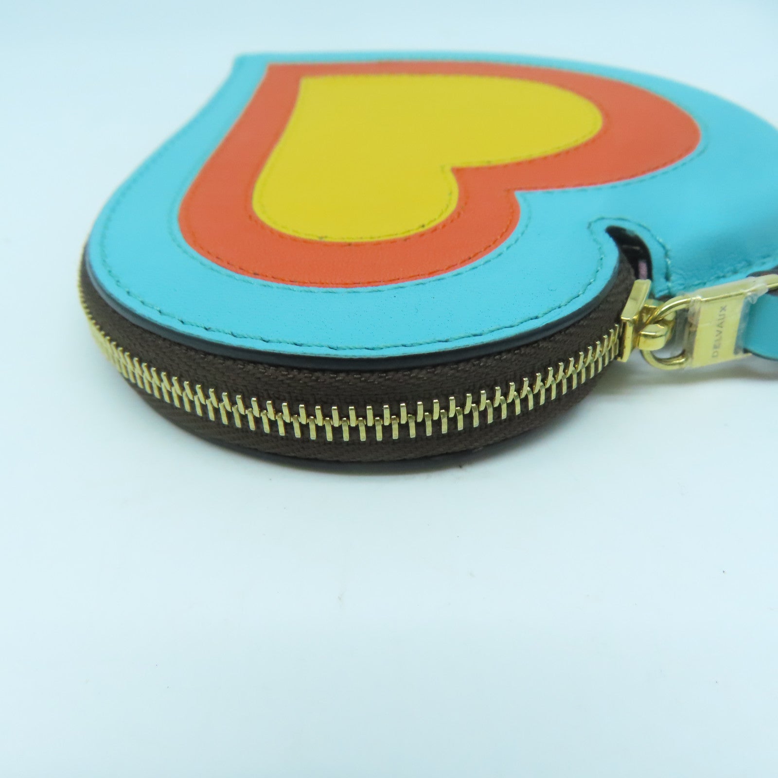 SELECTION 【激減優惠】牛皮皮革Delvaux Coin Case金扣零錢包彩色