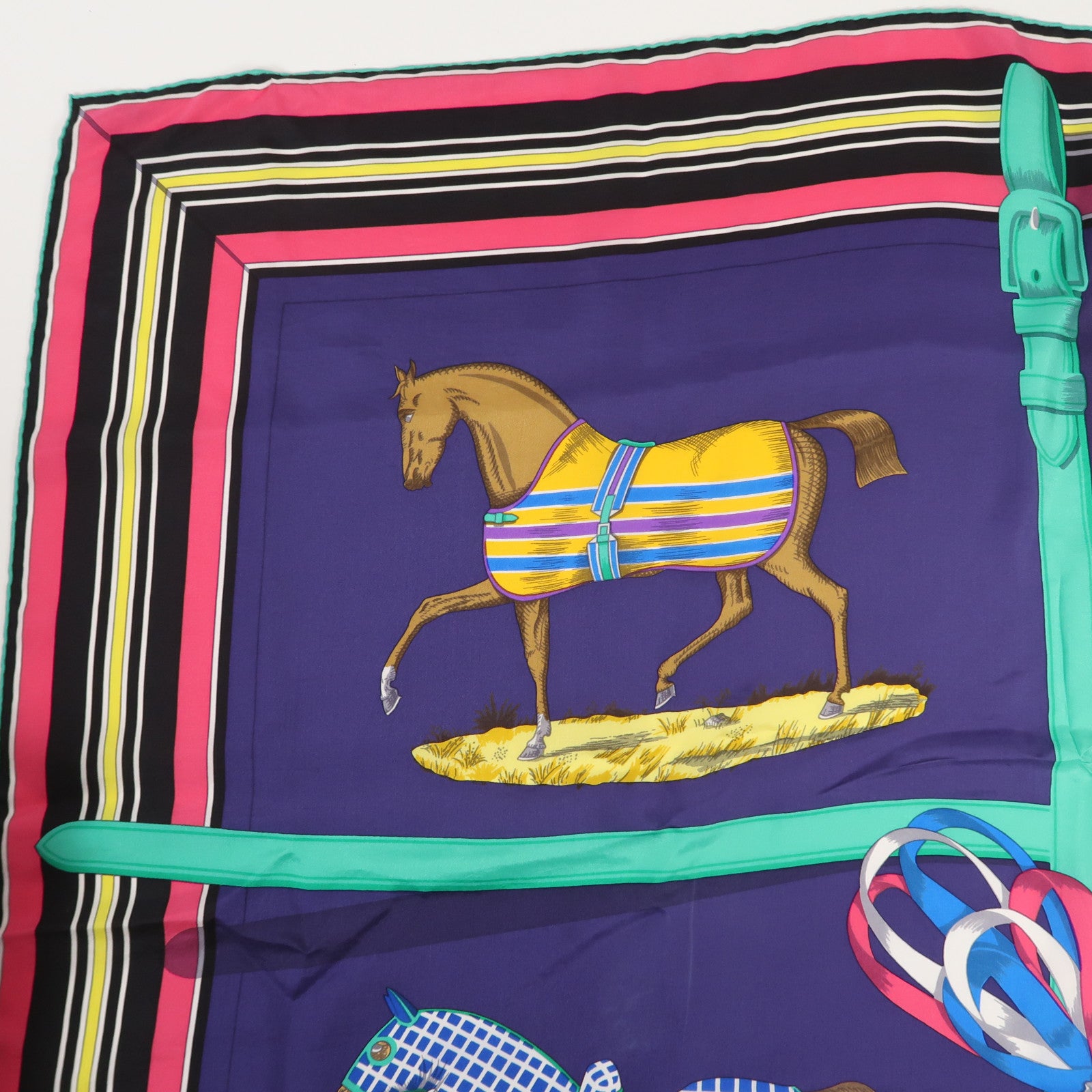 HERMES 絲質Scarf 140X140絲巾