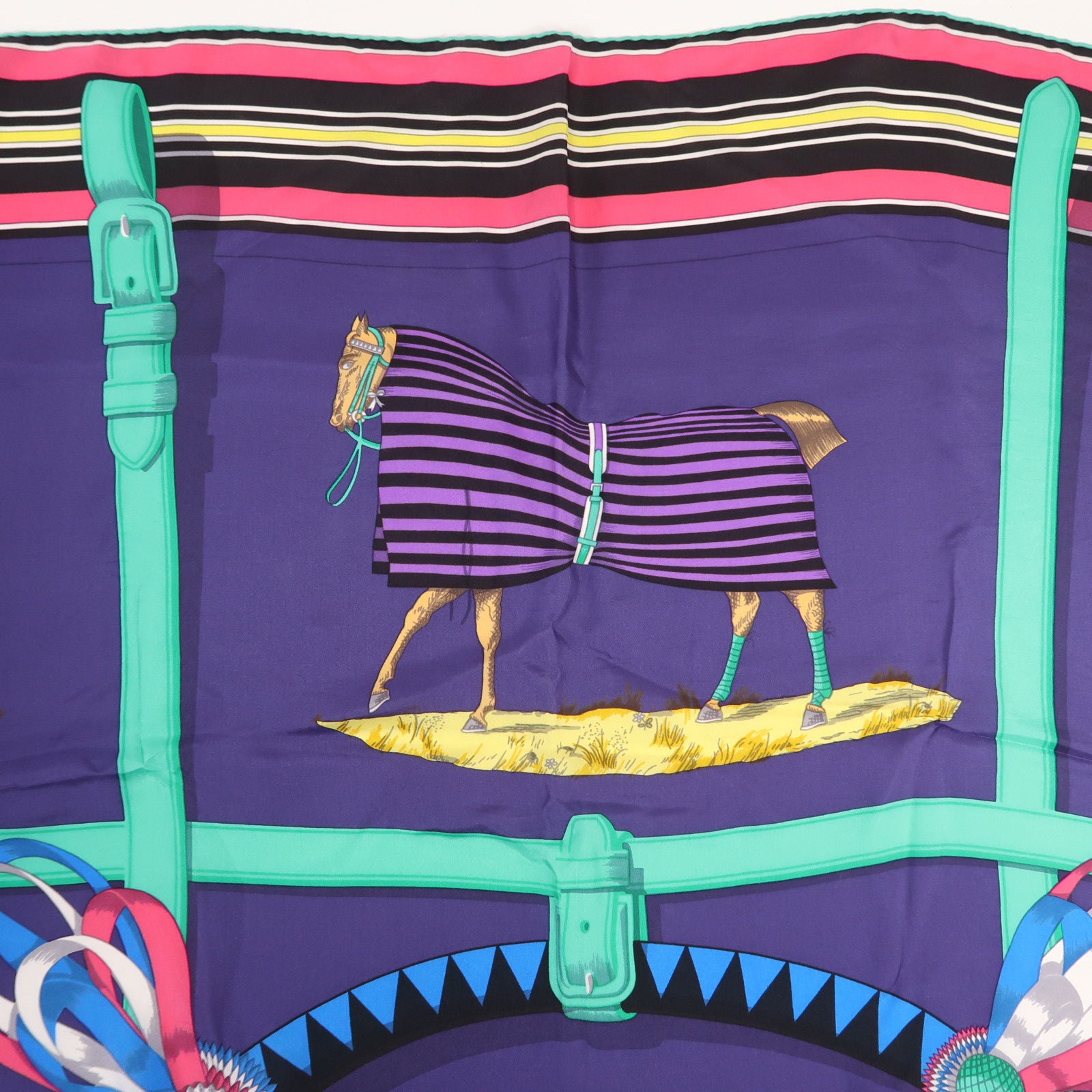 HERMES 絲質Scarf 140X140絲巾