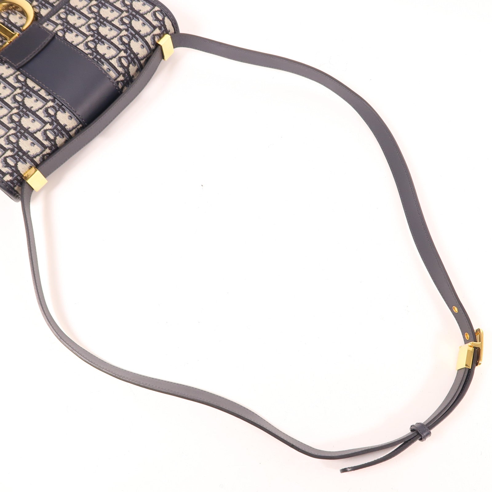 Dior 帆布30 Montaigne金扣肩背袋