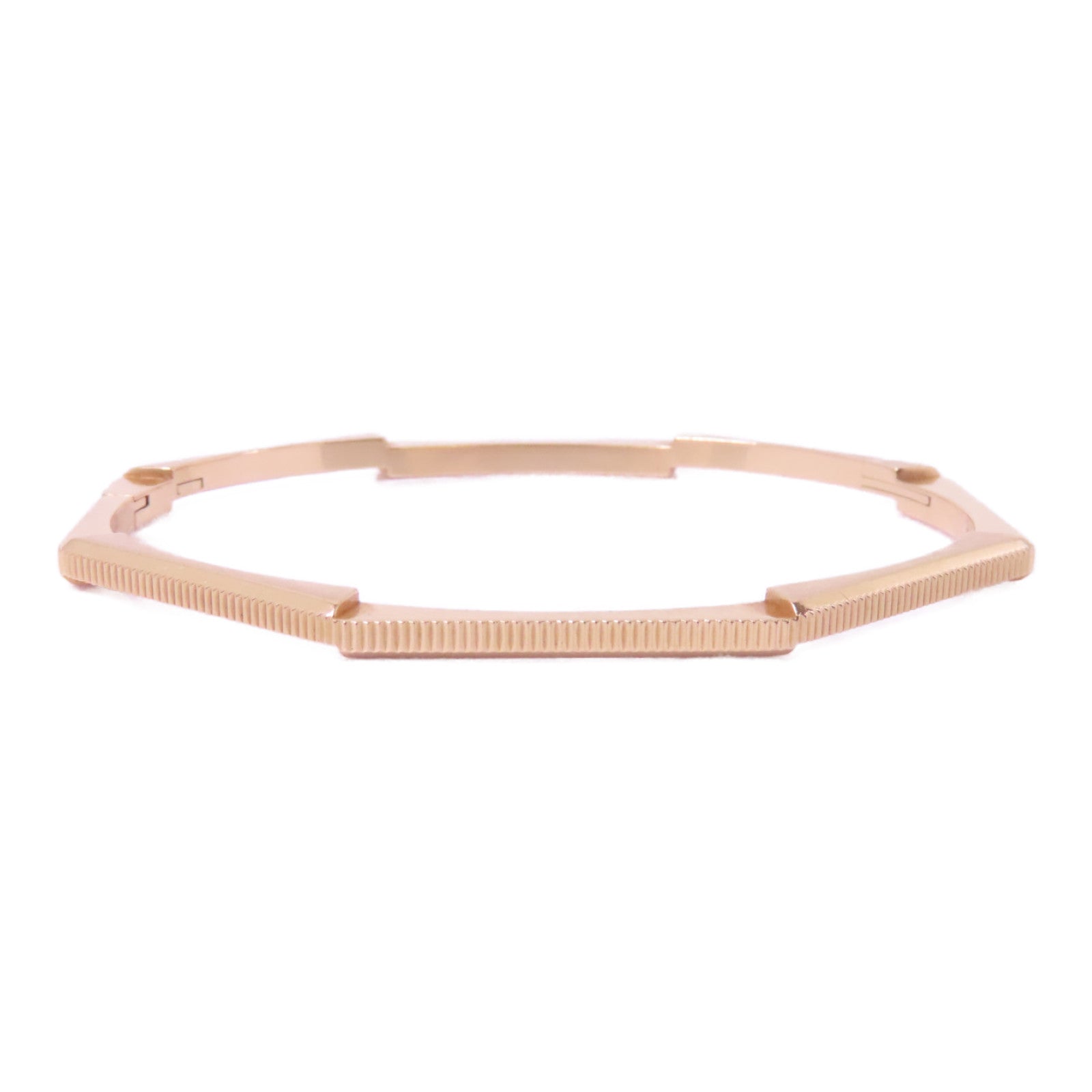 GUCCI 18K玫瑰金Link To Love Bangle手鐲