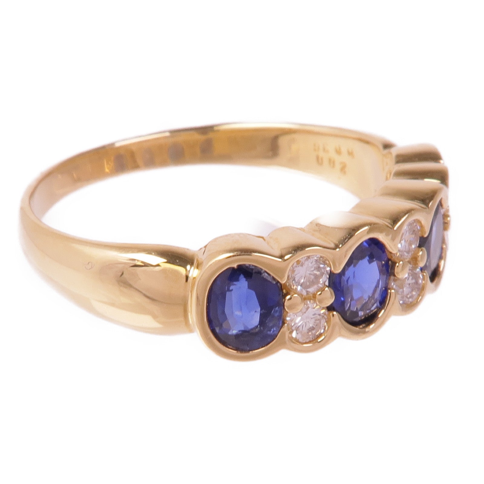 JEWELRY 18K黃金Sapphire Ring戒指US#11.25