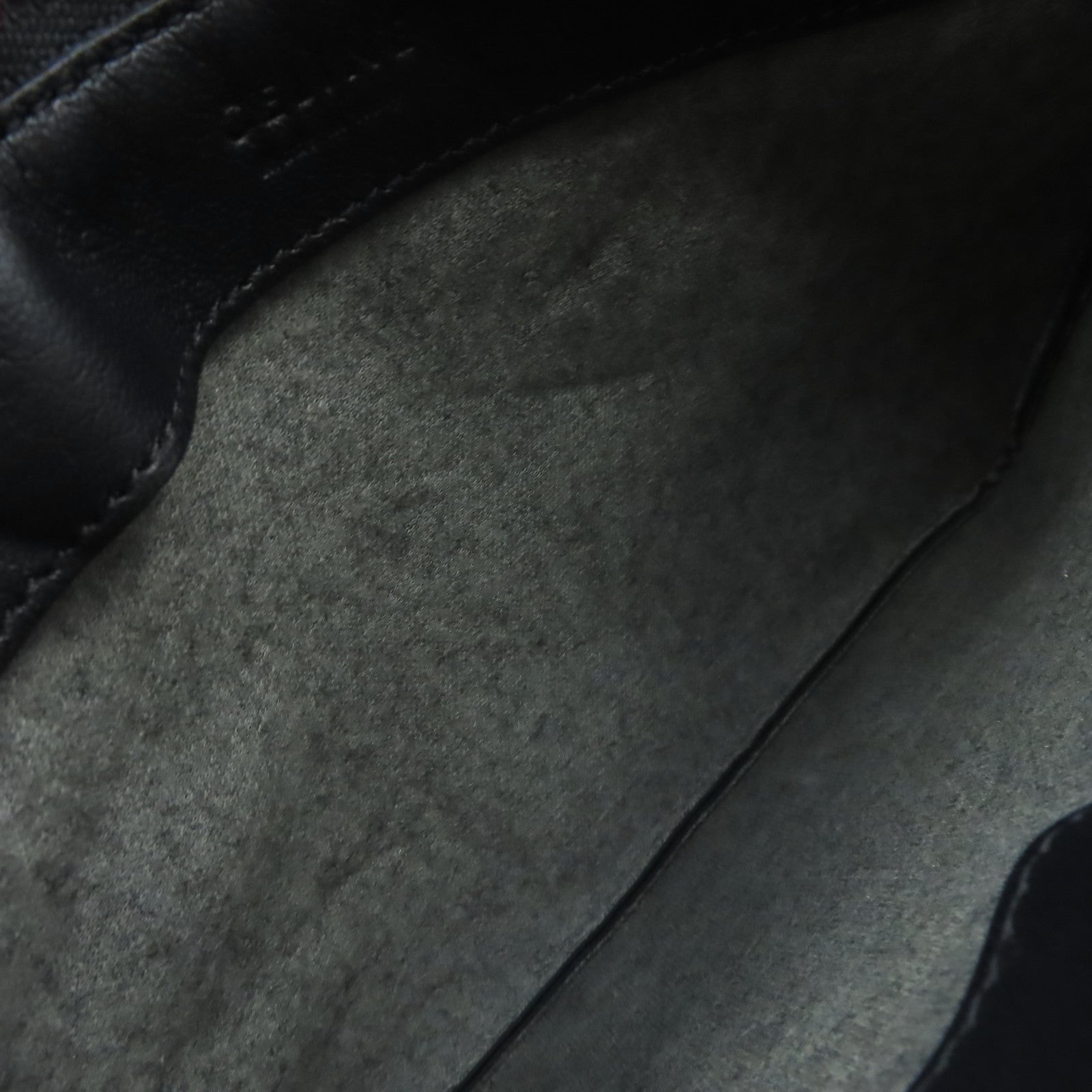 CELINE 羊皮皮革Trio Shoulder Bag肩背袋黑色