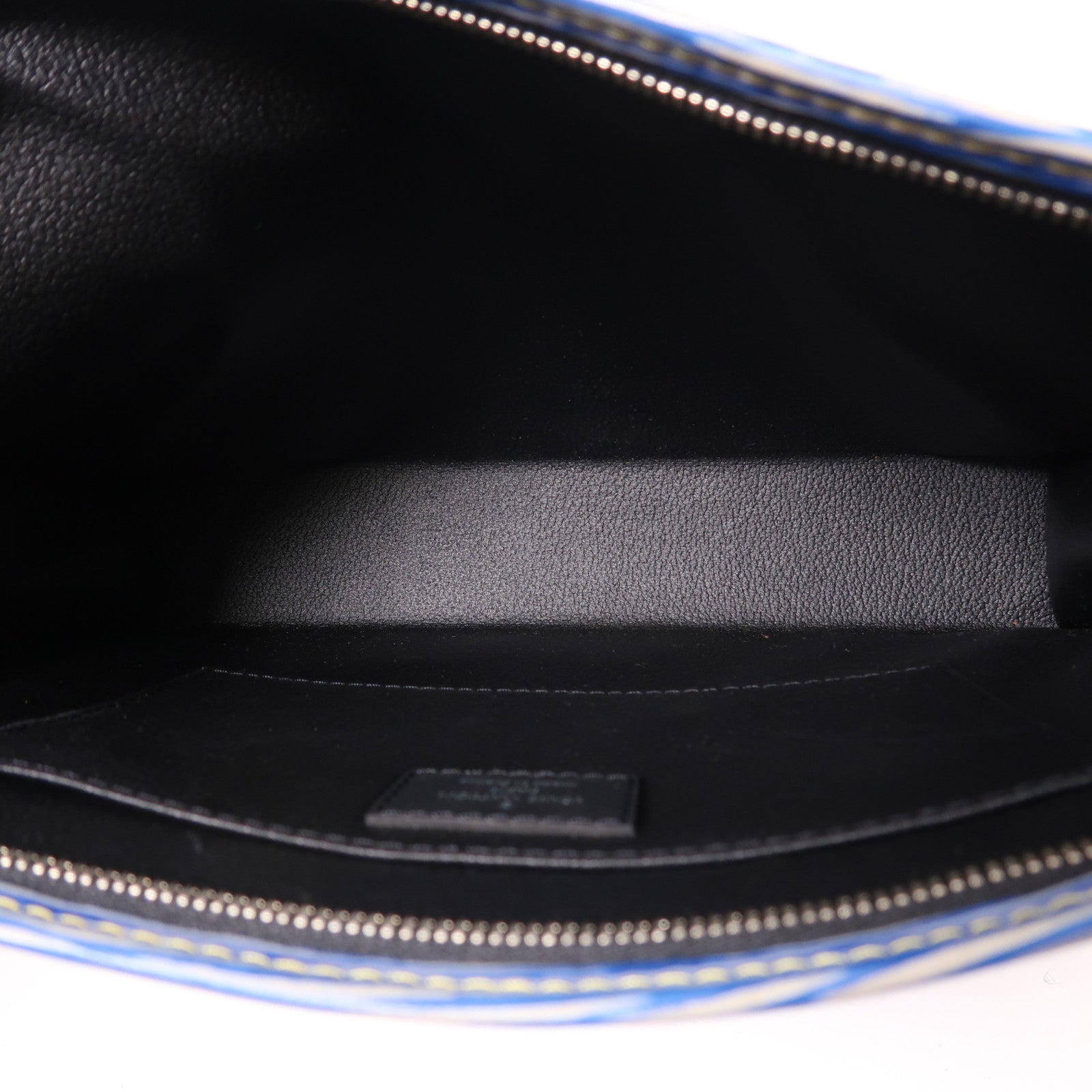 LOUIS VUITTON LV SHW Poche Toilette Pouch M54654 Epi Blue
