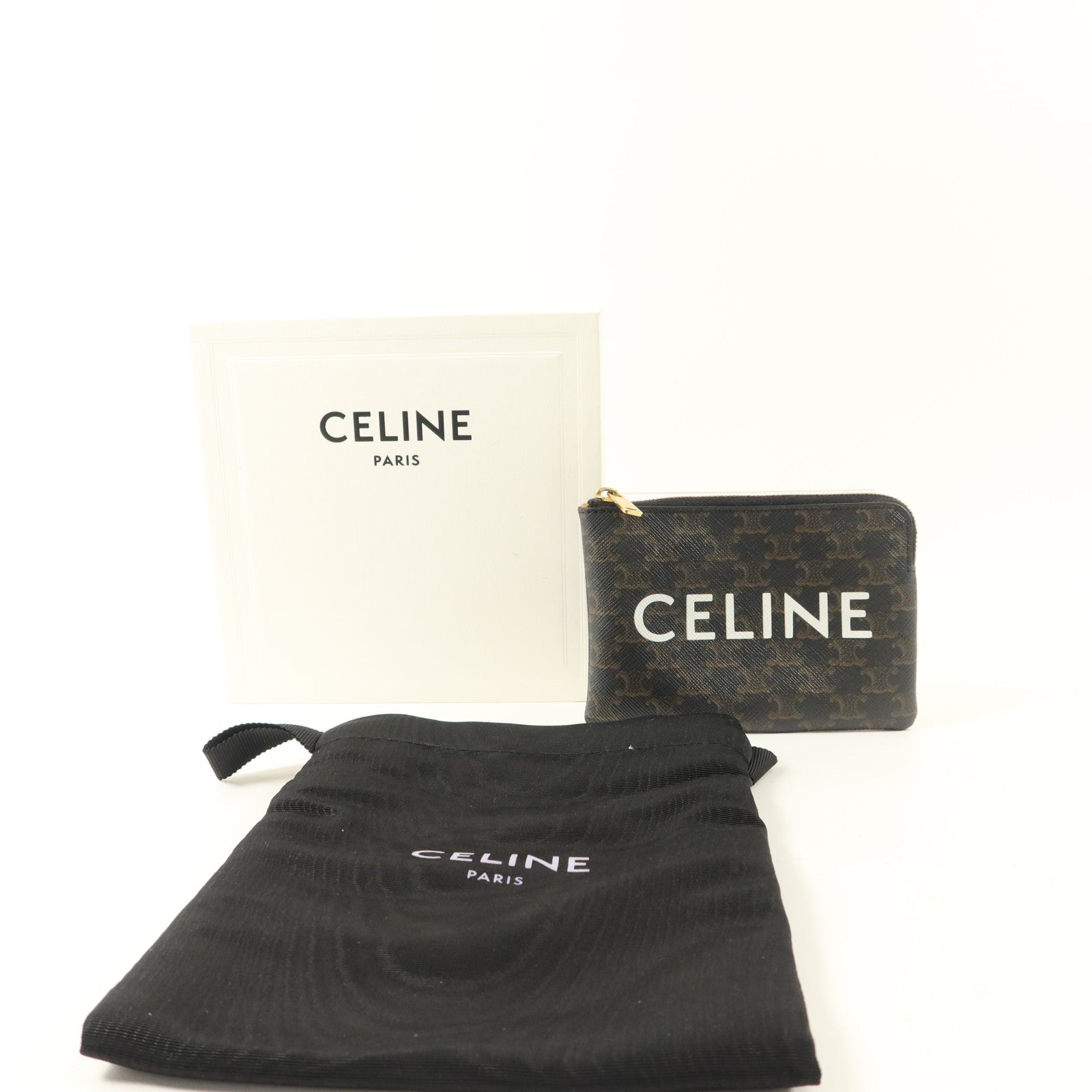 CELINE 塗層帆布Coin Purse零錢包