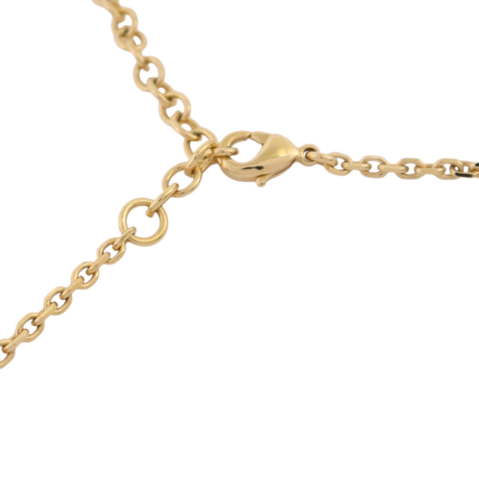 Dior 金屬/水鑽Petit CD Jolie Necklace金扣項鏈