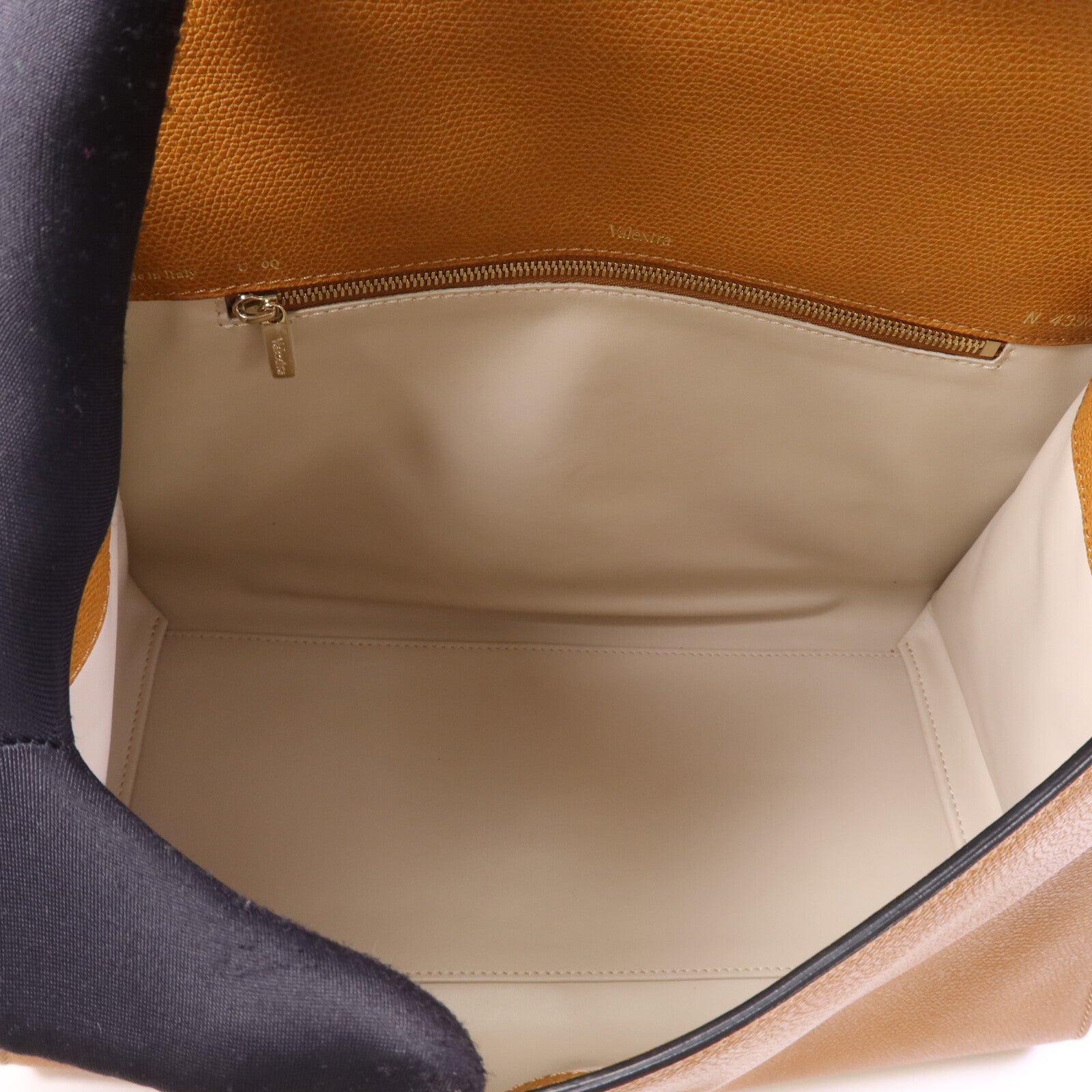 SELECTION 牛皮皮革Iside Top Handle Medium金扣手挽肩背兩用袋
