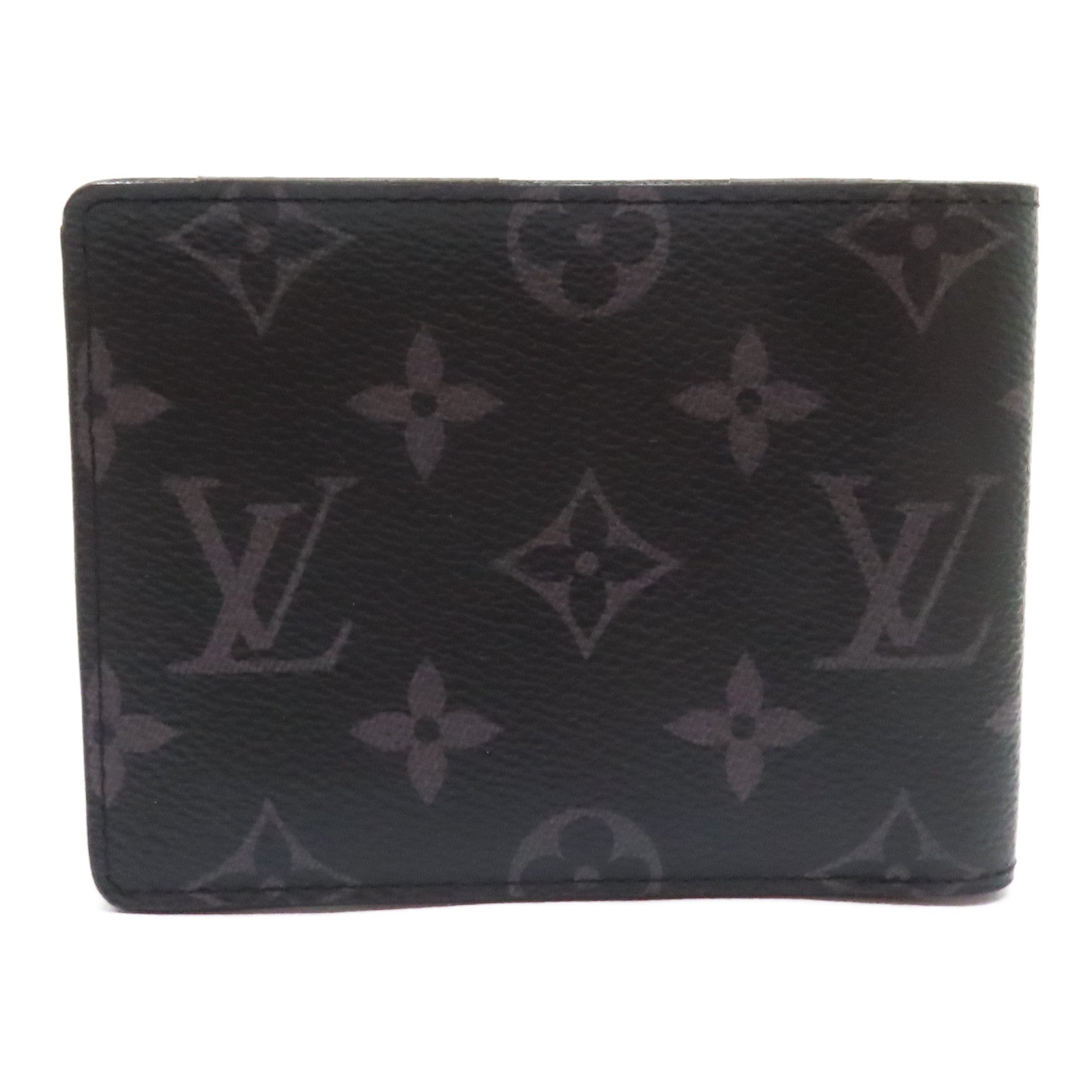 LOUIS VUITTON Monogram Eclipse Multiple Wallet錢包黑色