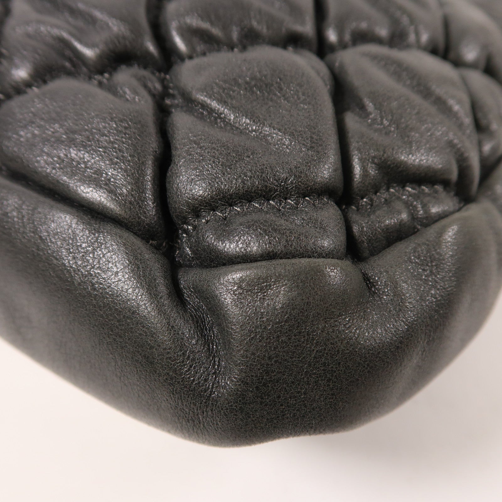 CHANEL 羊皮皮革Shoulder Bag銀扣肩背袋