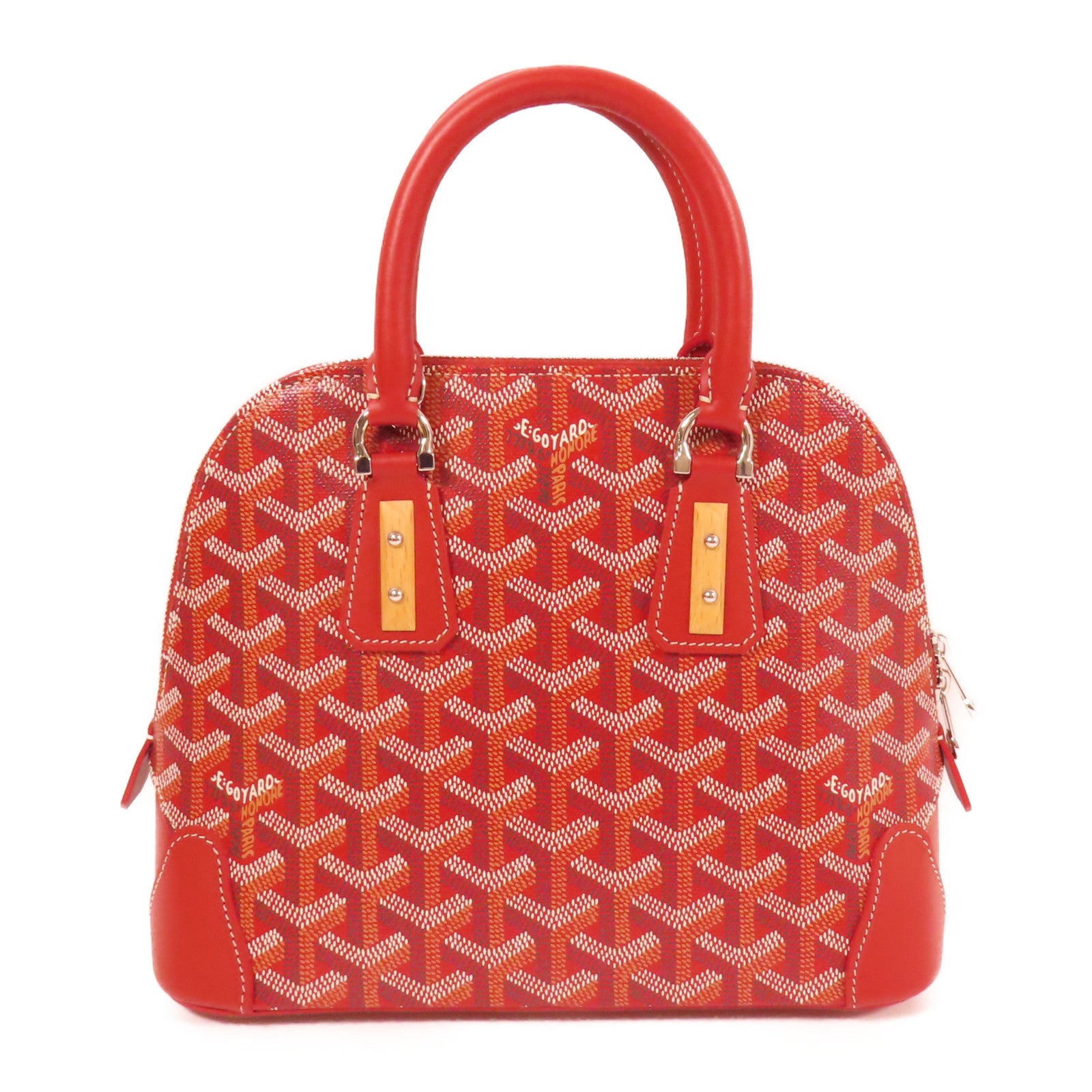 GOYARD 塗層帆布Vendome Mini銀扣手挽袋