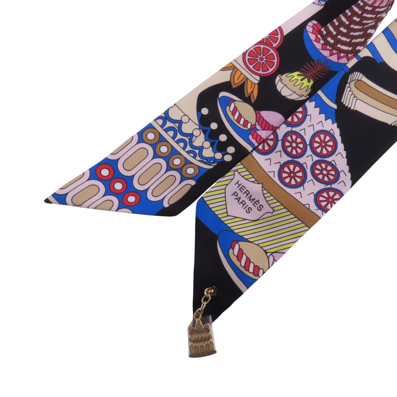 HERMES 絲質Twilly Scarf絲巾