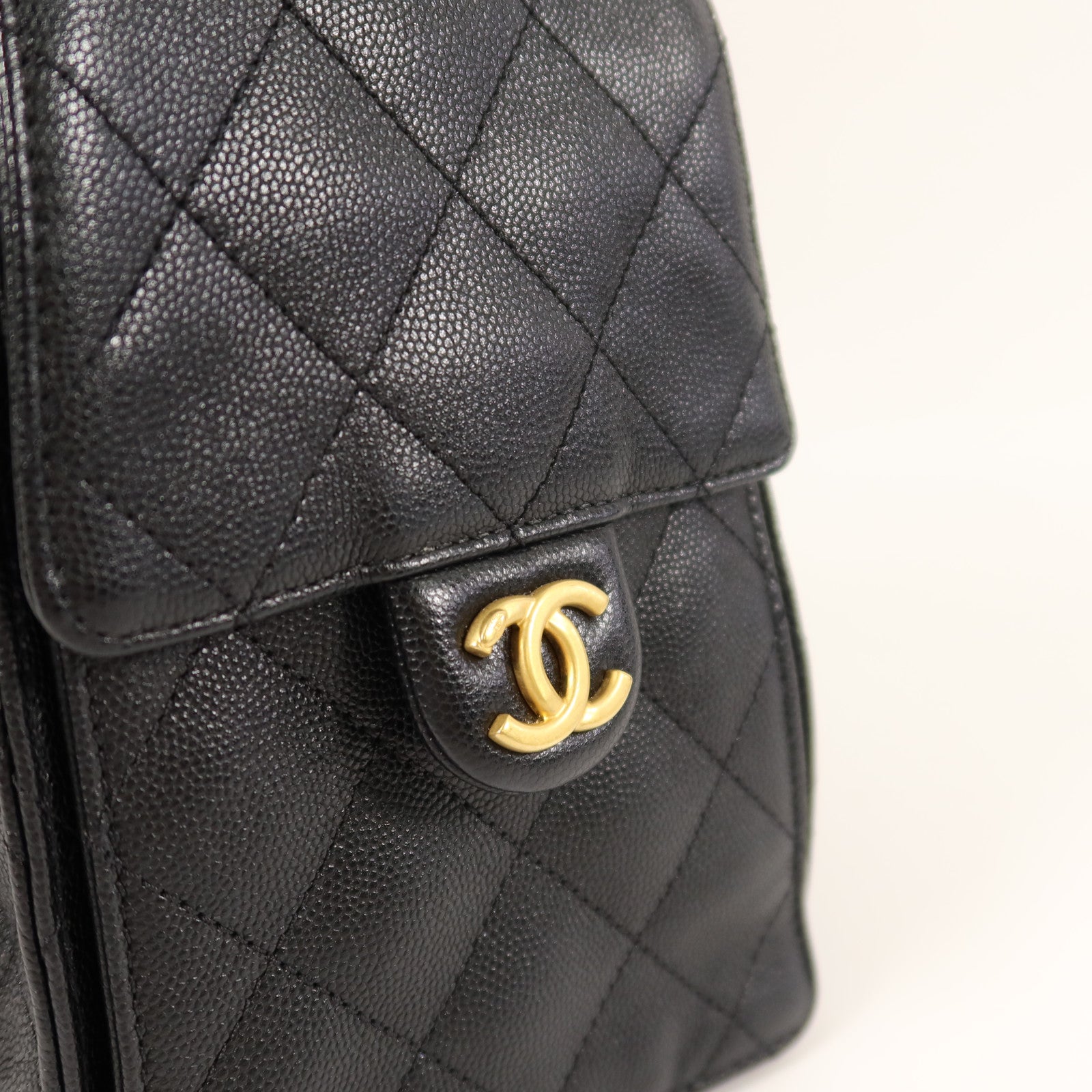 CHANEL 牛皮皮革Chanel 25 Small鏈帶肩背袋