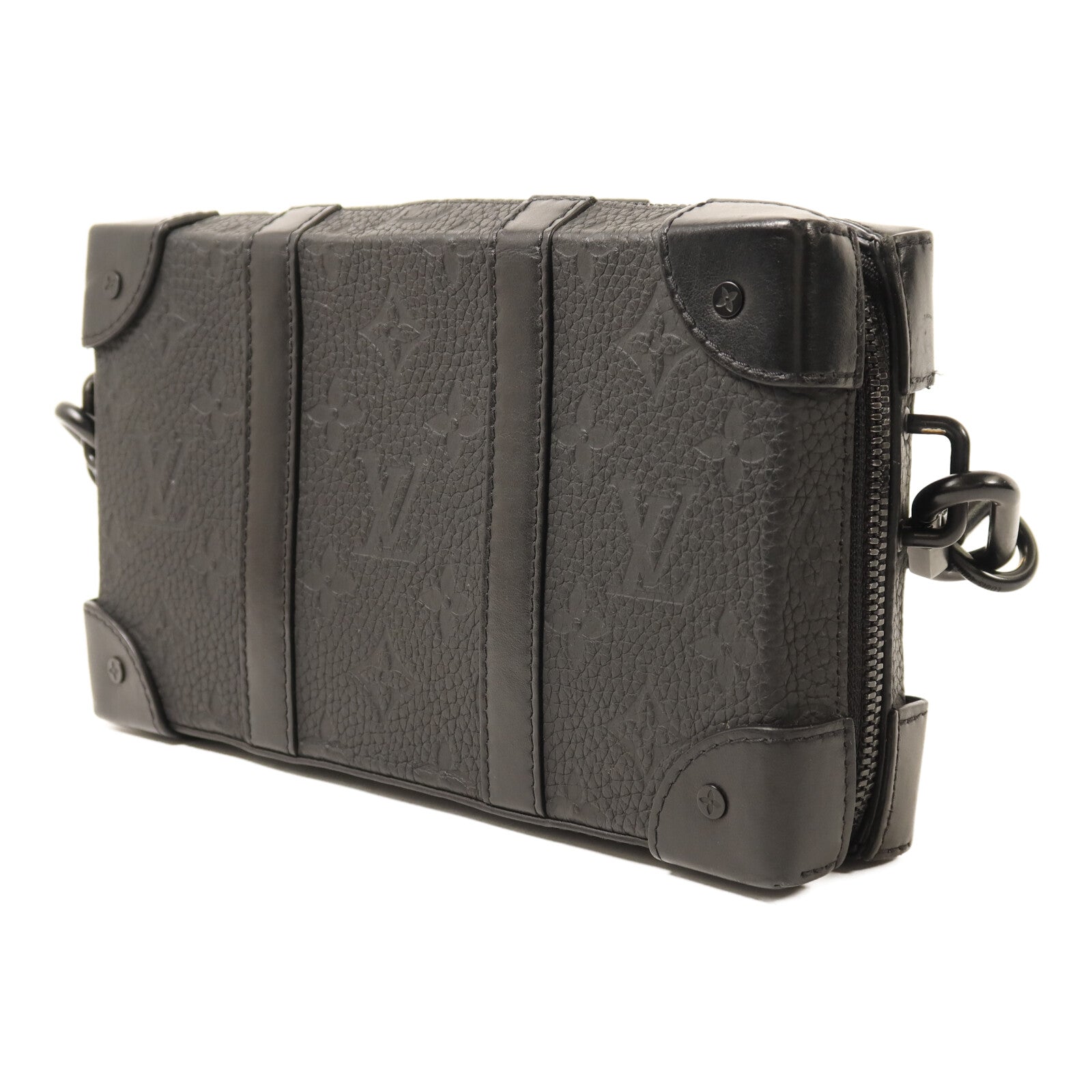 LOUIS VUITTON Monogram Taurillon Soft Trunk肩背袋
