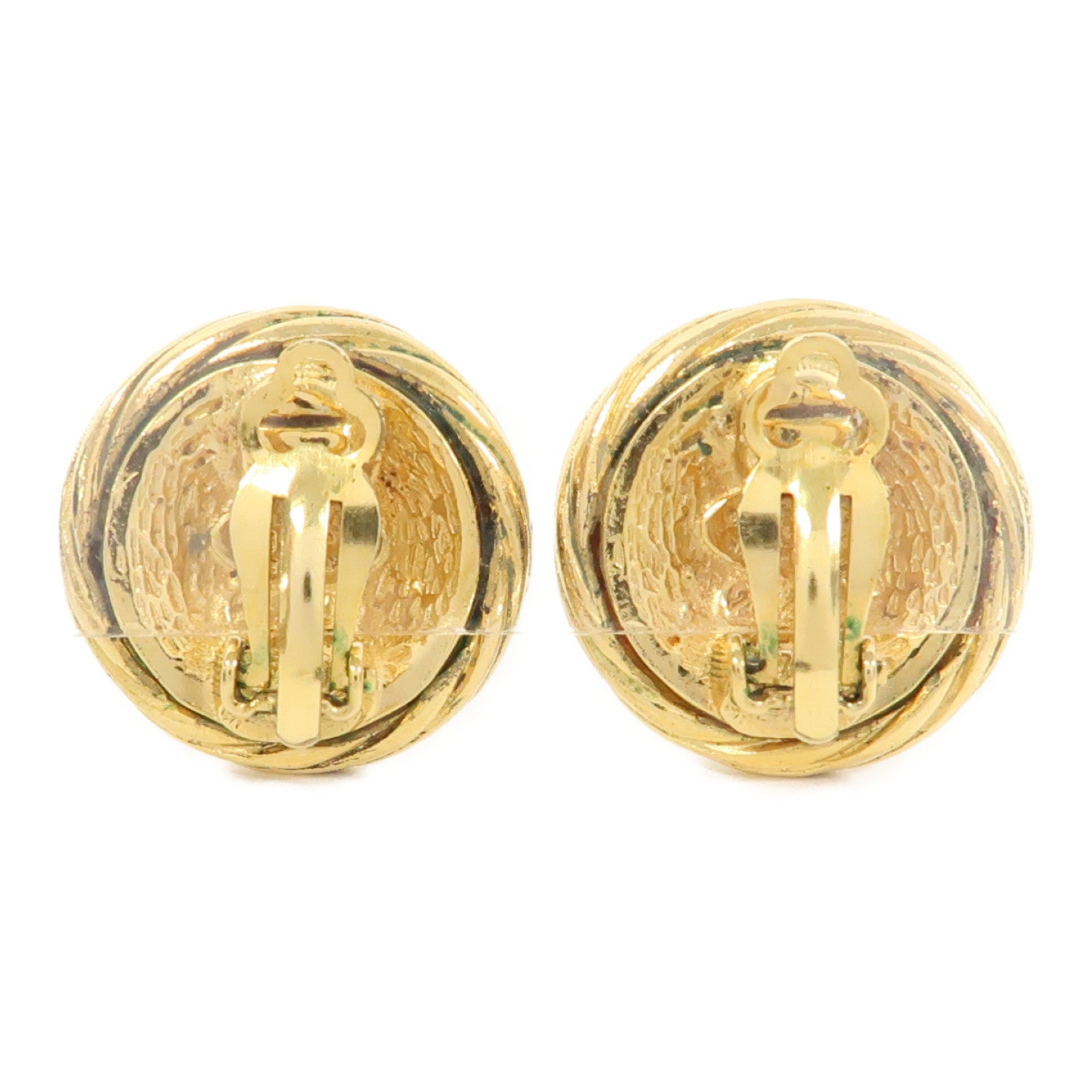 CHANEL 金屬Vintage Earrings耳環金色