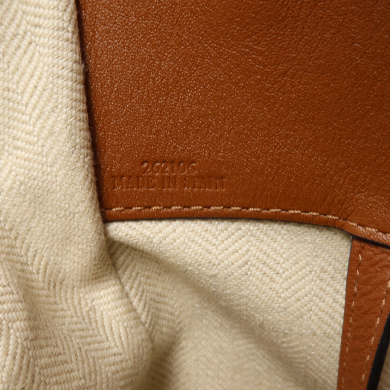 LOEWE 帆布/牛皮皮革Hammock Medium手挽肩背兩用袋