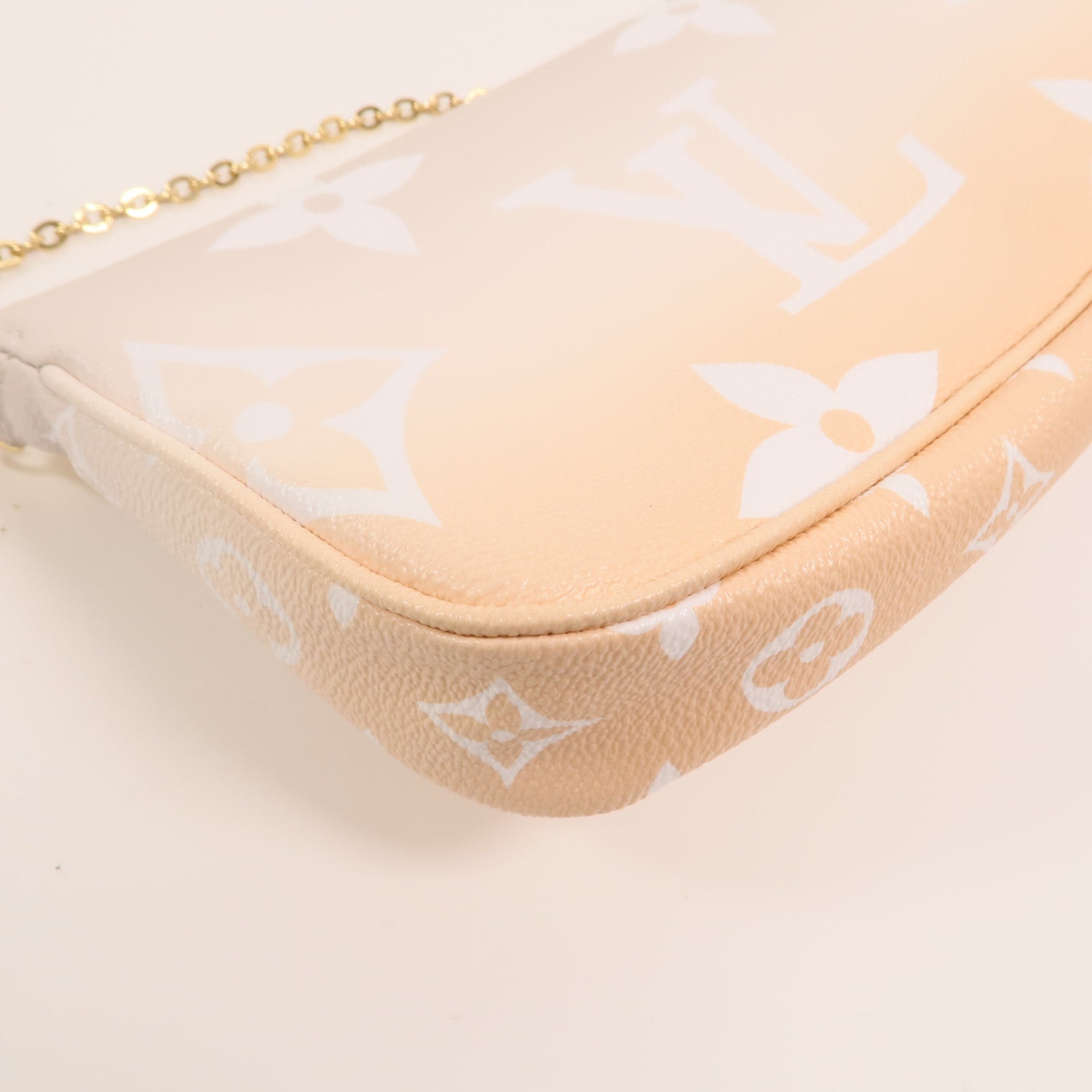 LOUIS VUITTON Monogram Giant Multi Pochette Accessoires金扣手挽肩背兩用袋