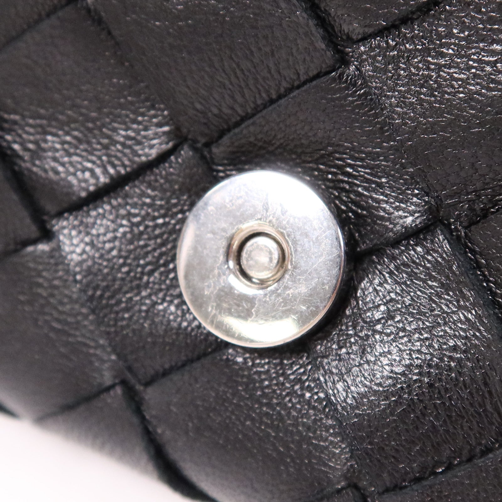 BOTTEGA VENETA 牛皮皮革Shoulder Bag銀扣肩背袋