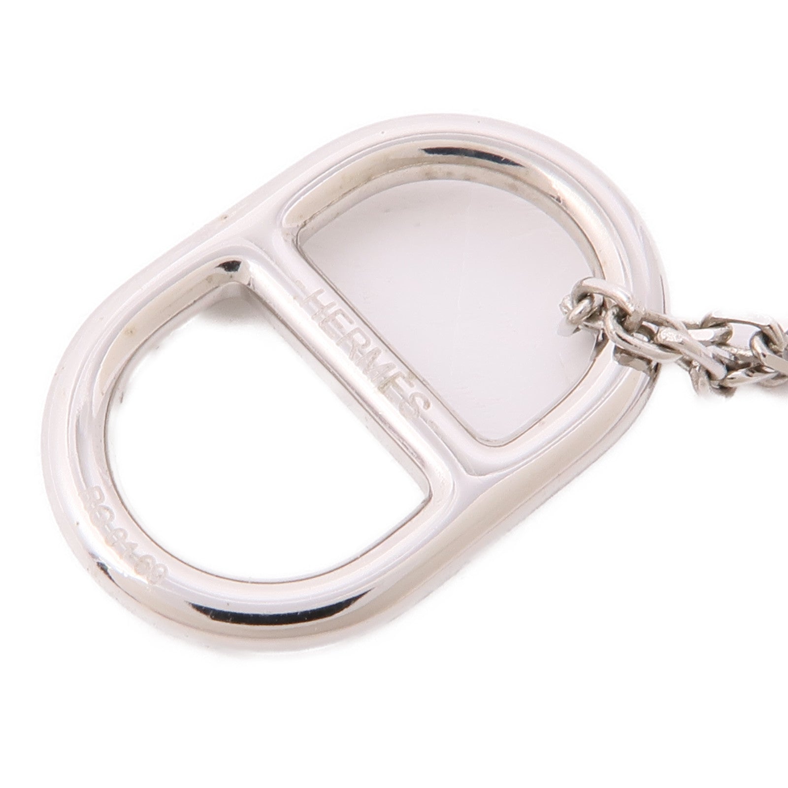 HERMES 金屬/皮革O Maillon Necklace項鍊
