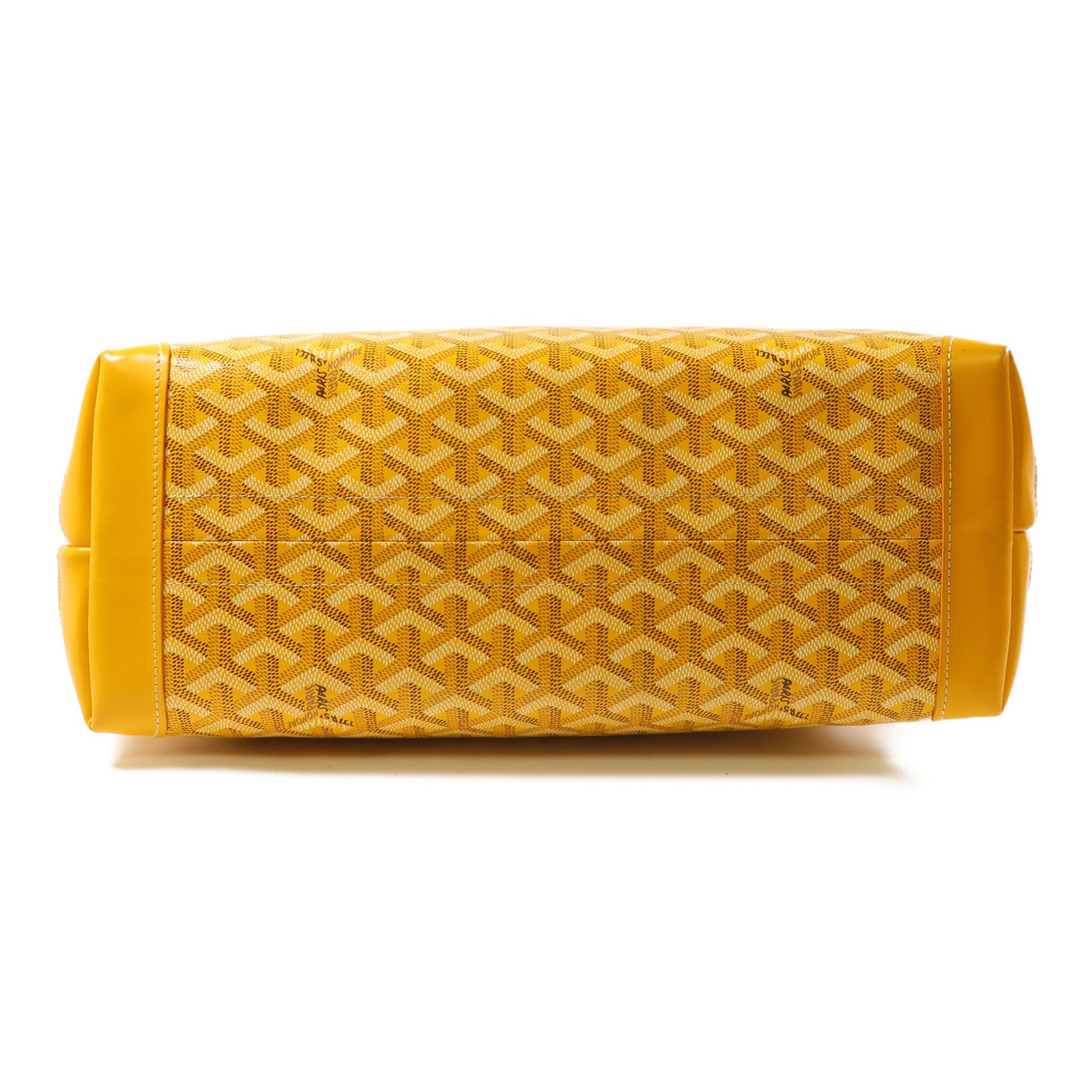 GOYARD 【激減優惠】塗層帆布Bellechasse Biaude PM肩背袋黃色