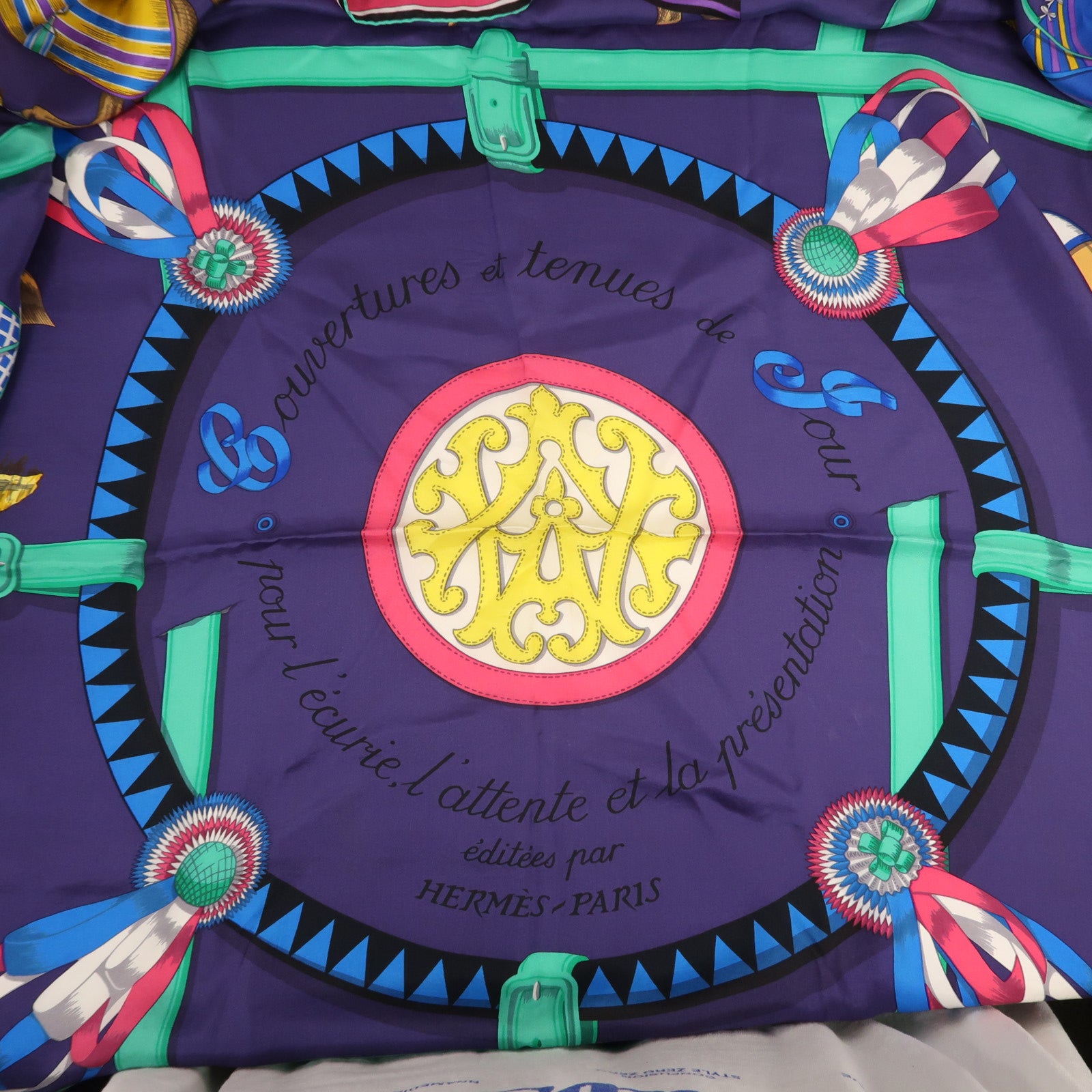 HERMES 絲質Scarf 140X140絲巾