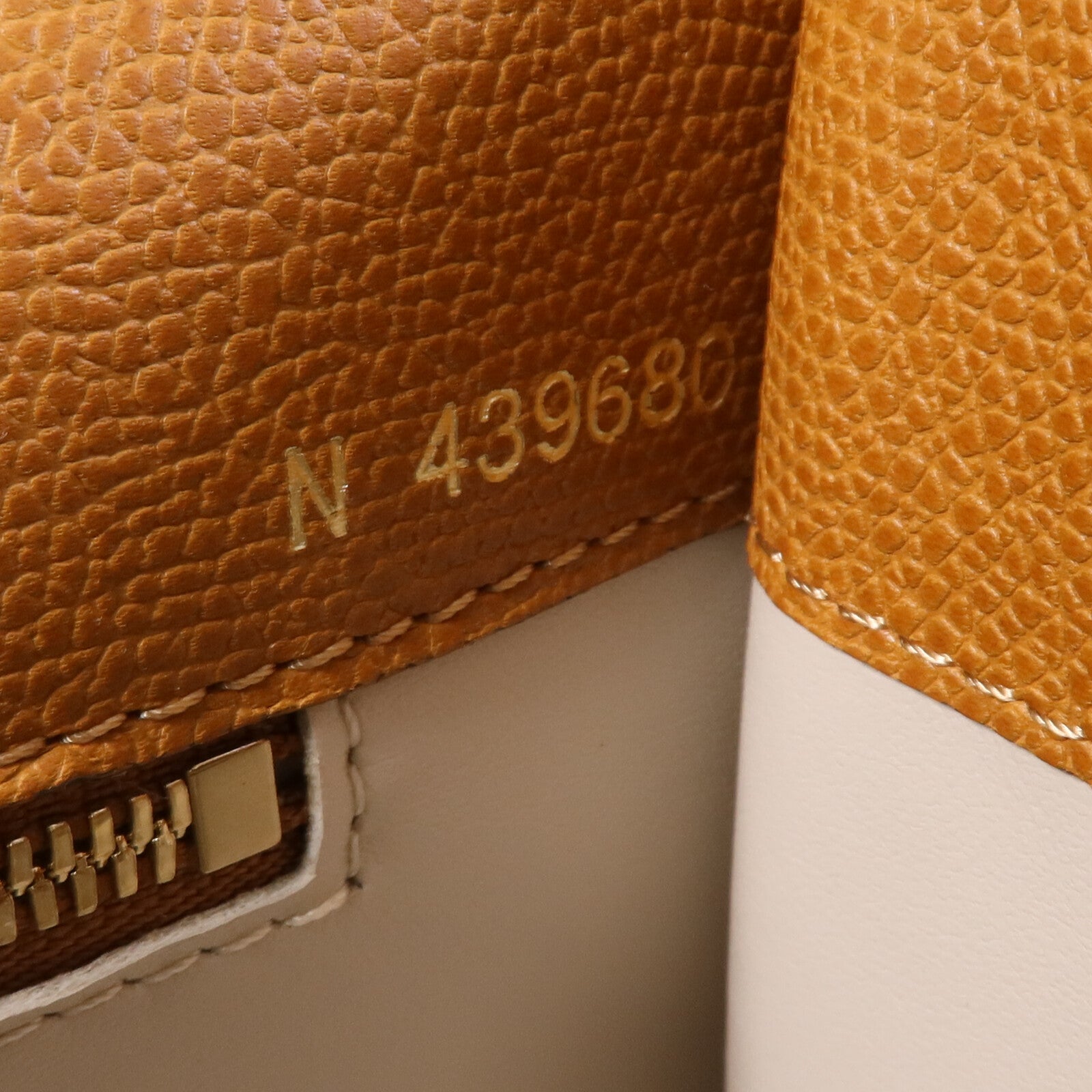 SELECTION 牛皮皮革Iside Top Handle Medium金扣手挽肩背兩用袋