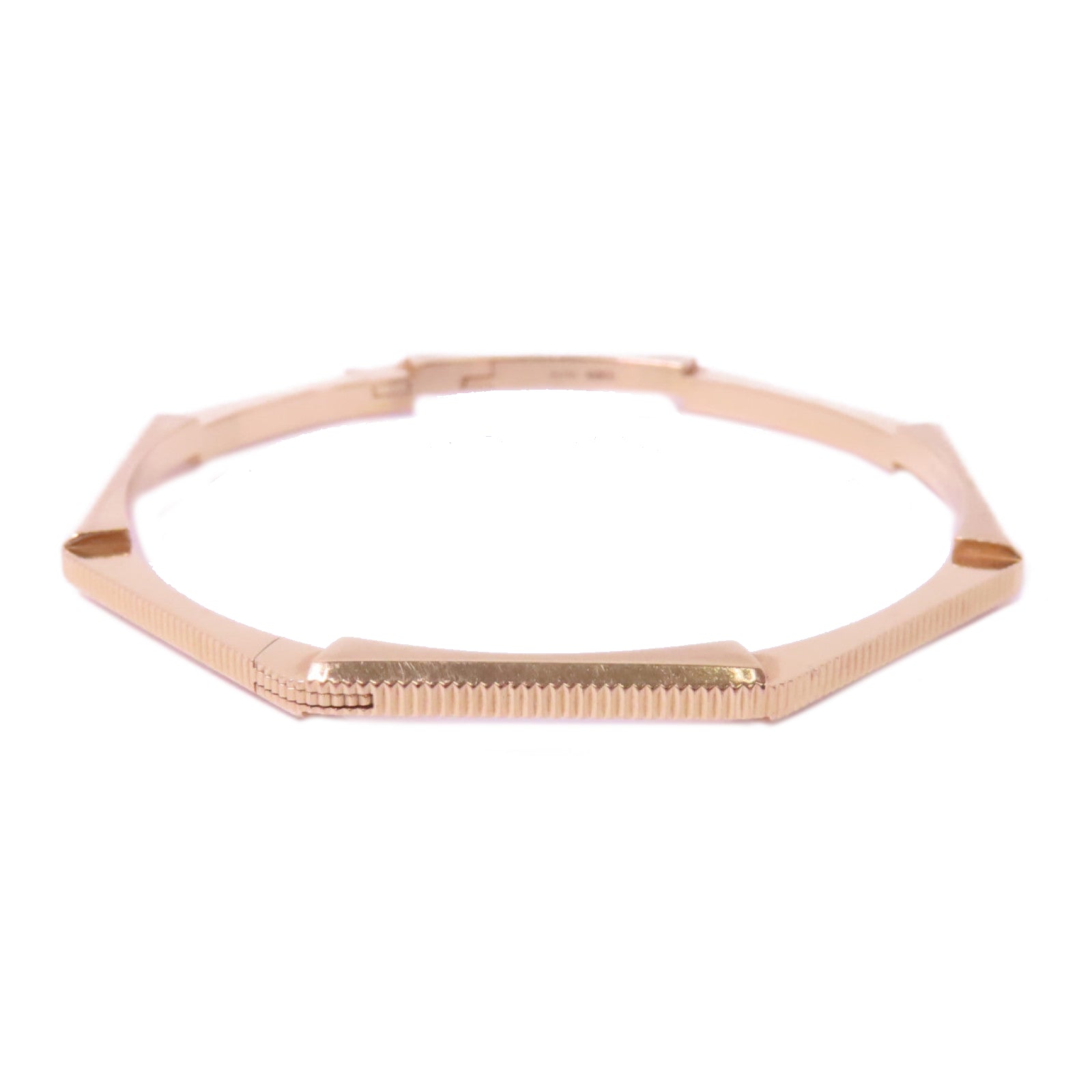 GUCCI 18K玫瑰金Link To Love Bangle手鐲