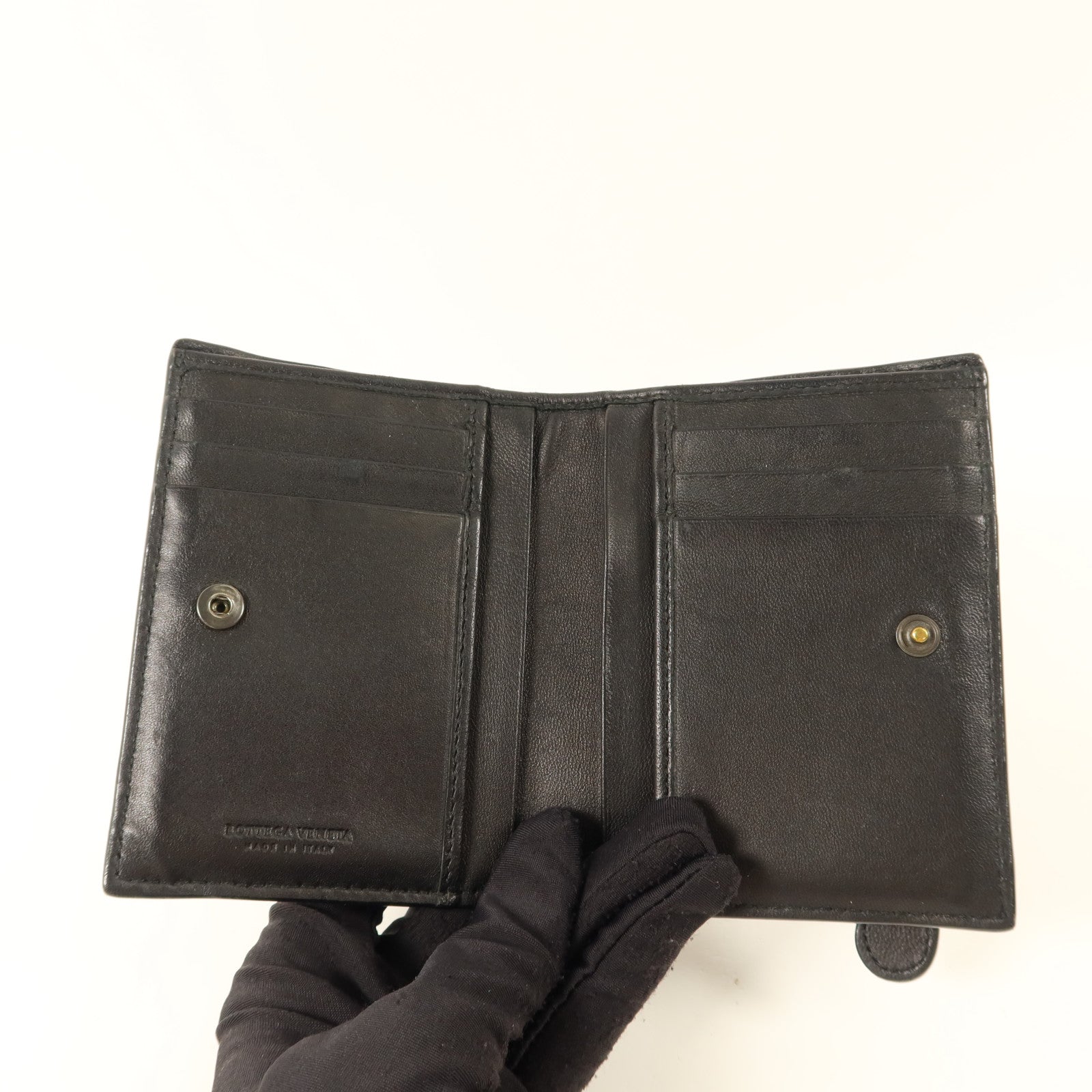 BOTTEGA VENETA 羊皮皮革Bifold Wallet錢包