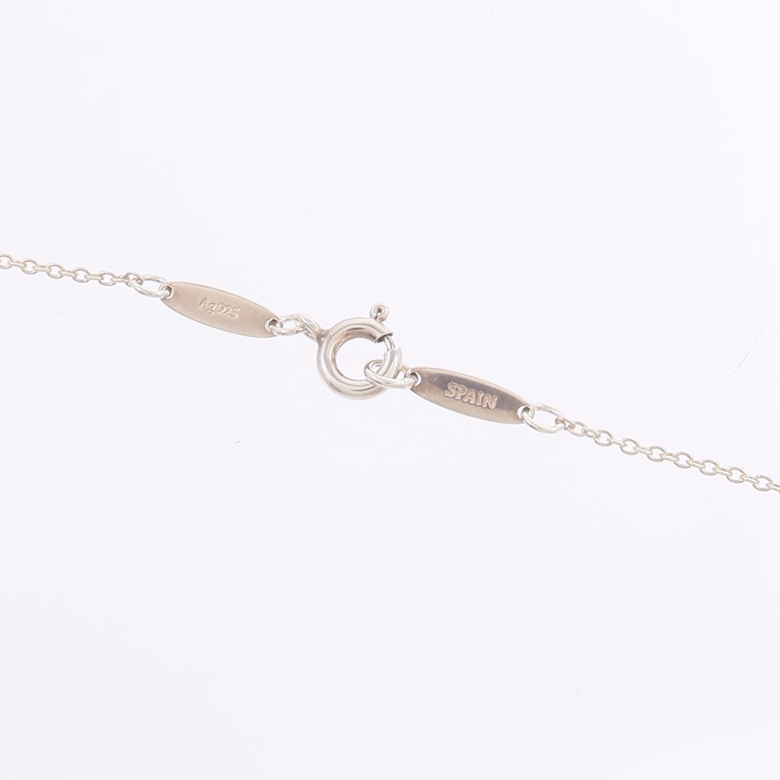 TIFFANY＆CO 925純銀Open Heart Pendant With Diamond SM鑽石項鍊