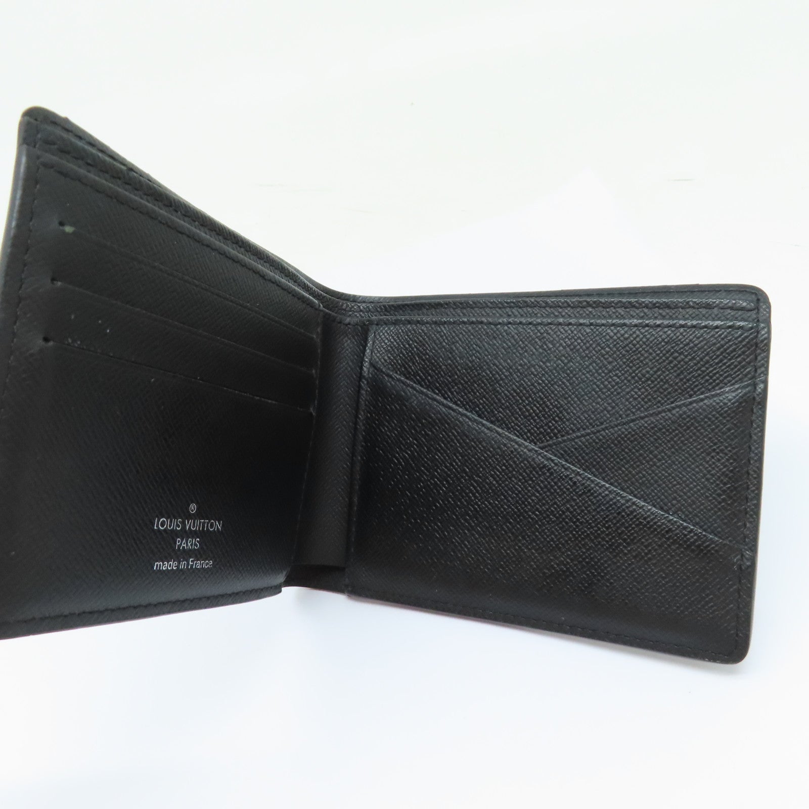 LOUIS VUITTON Monogram Eclipse Multiple Wallet錢包黑色