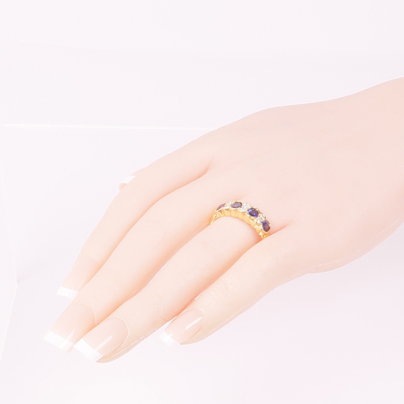 JEWELRY 18K黃金Sapphire Ring戒指US#11.25