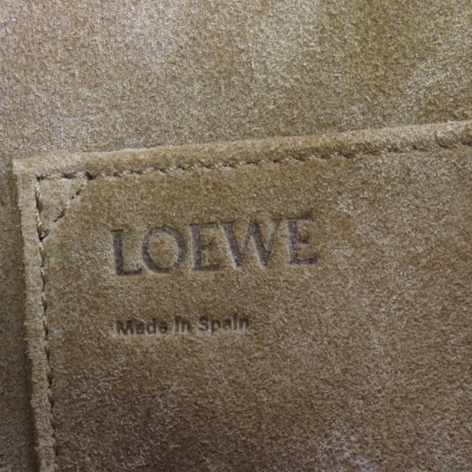 LOEWE 帆布/牛皮皮革Balloon肩背袋