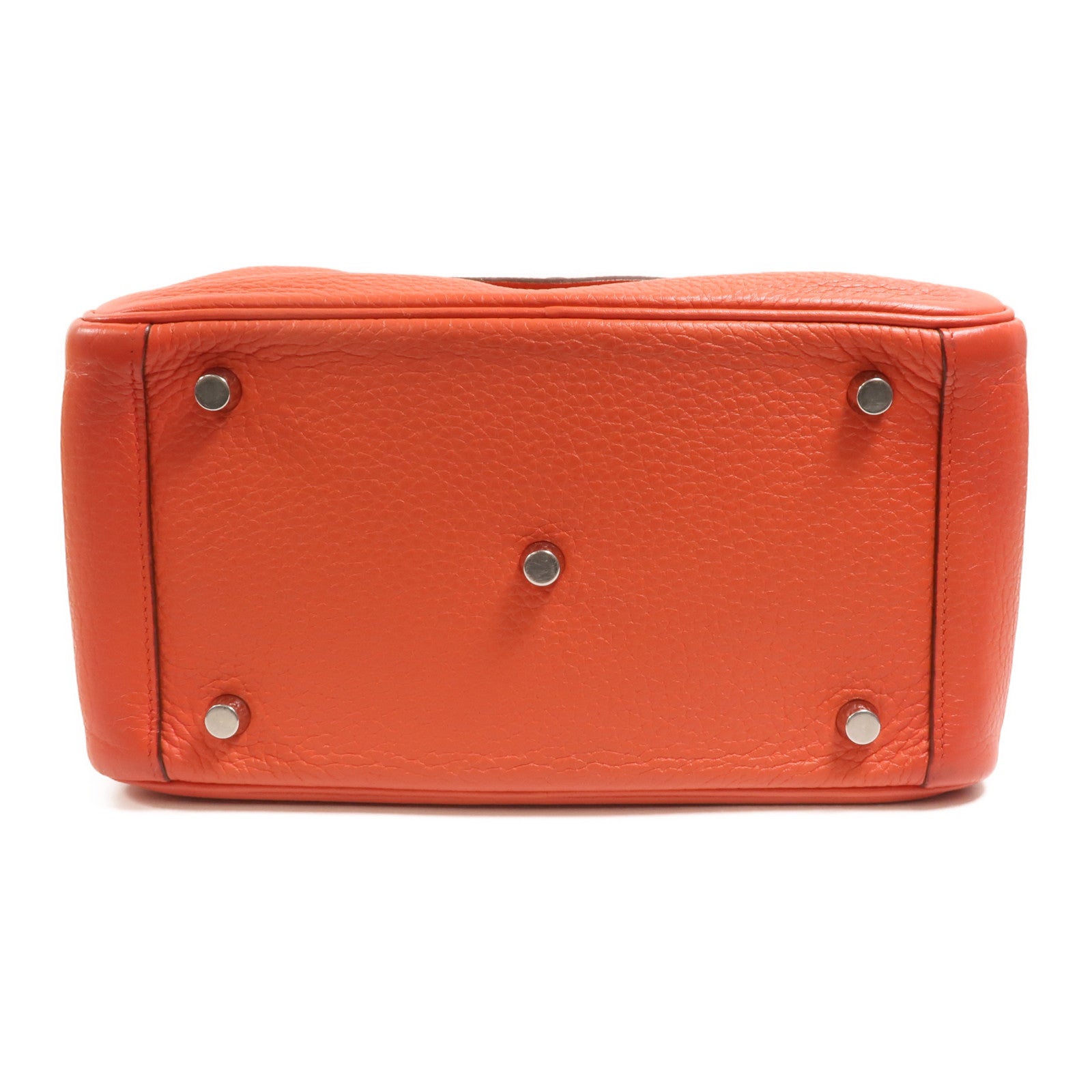 HERMES Clemence皮革Lindy 26肩背袋Rouge Pivoine