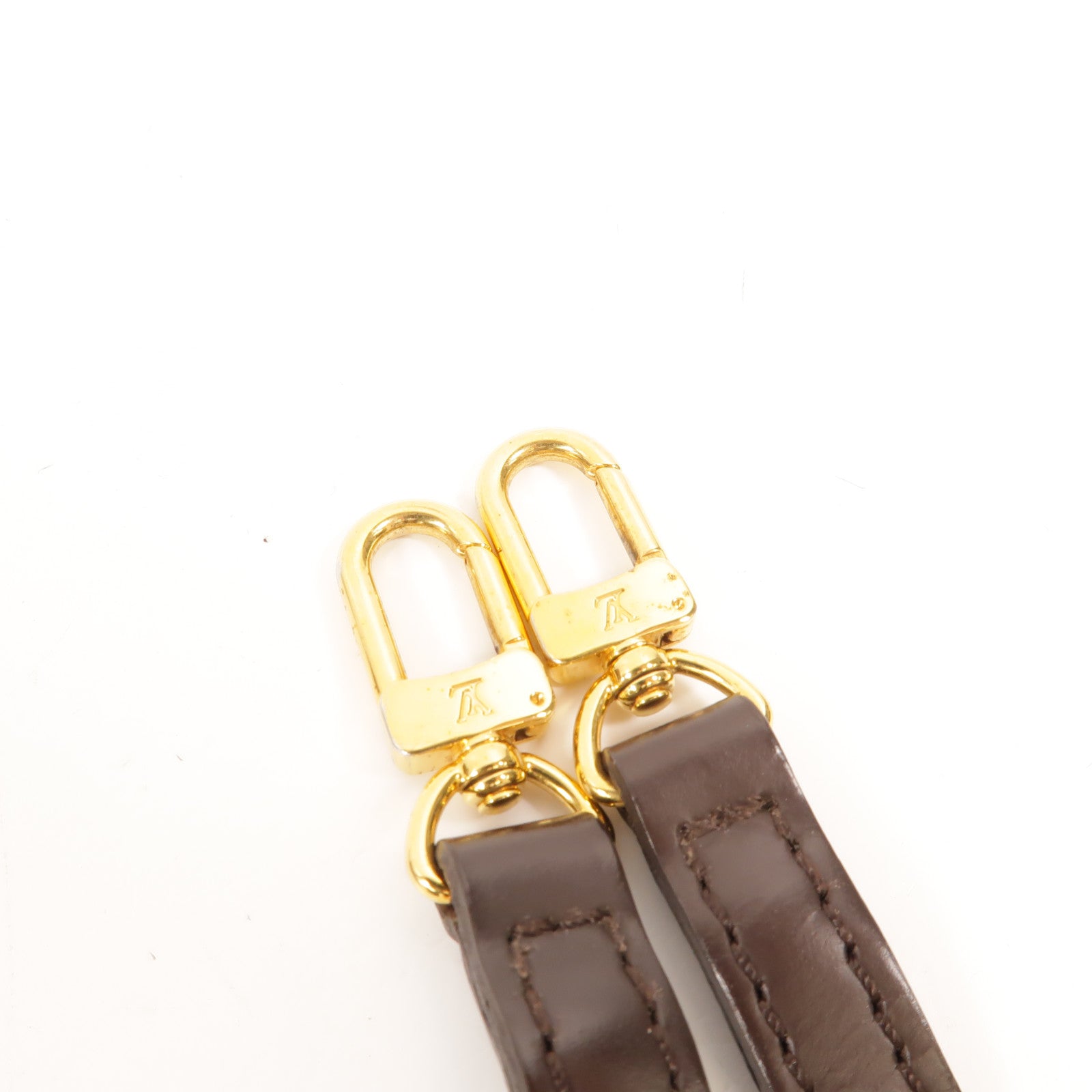 LOUIS VUITTON Damier Alma BB金扣手挽肩背兩用袋棕色