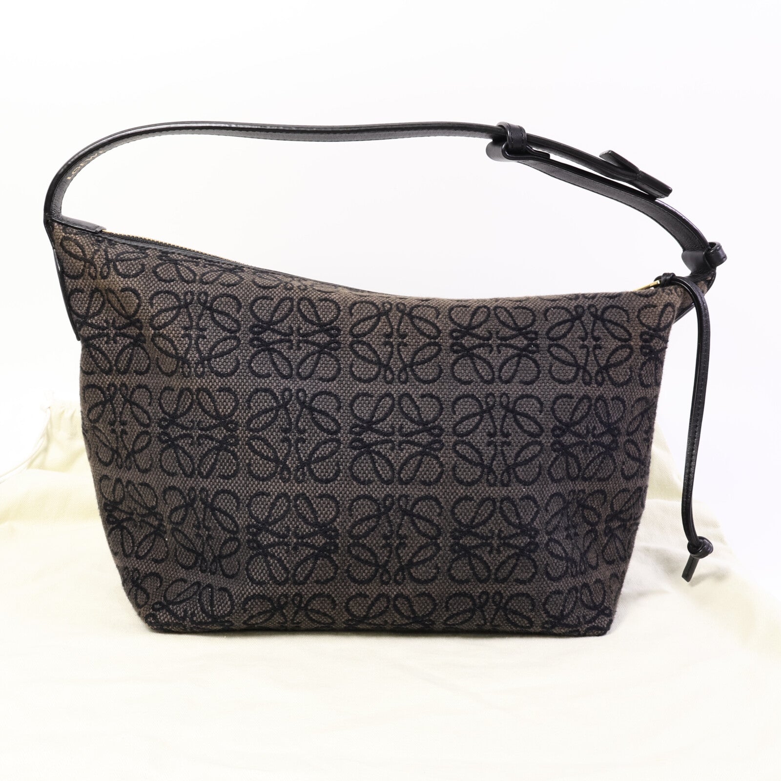 LOEWE 帆布Cubi Anagram肩背袋