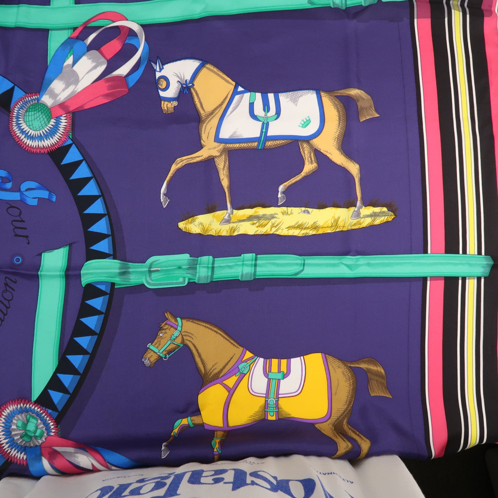 HERMES 絲質Scarf 140X140絲巾