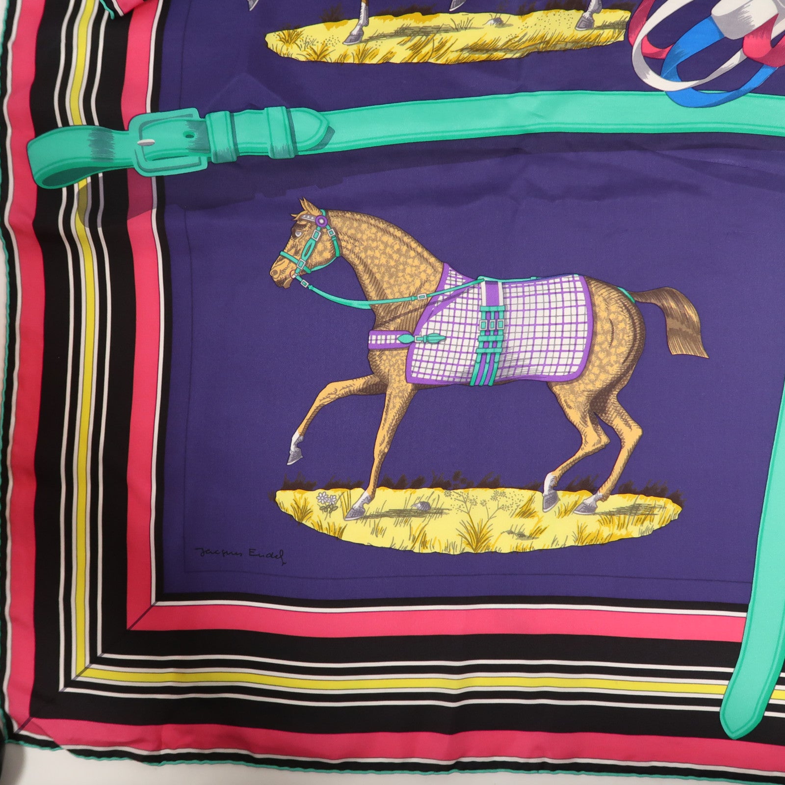 HERMES 絲質Scarf 140X140絲巾