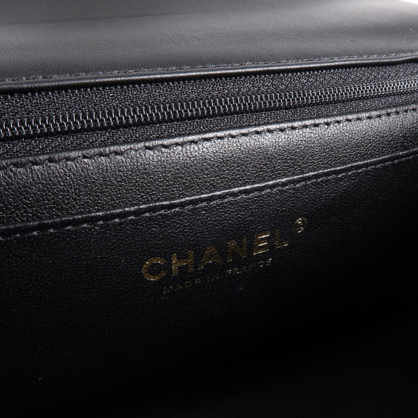 CHANEL 羊皮皮革Mini Classic 20 With Handle鏈帶手挽肩背兩用袋
