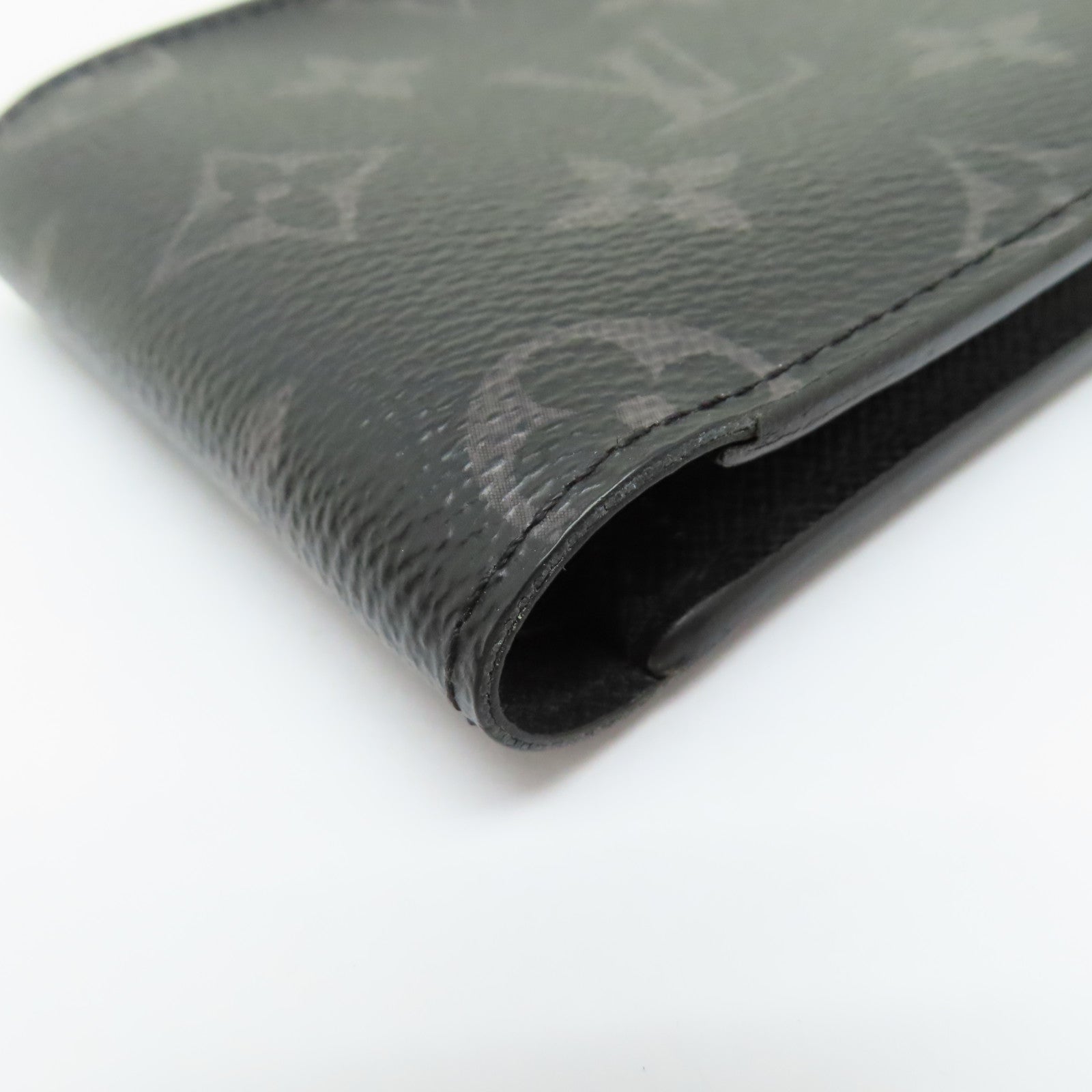 LOUIS VUITTON Monogram Eclipse Multiple Wallet錢包黑色