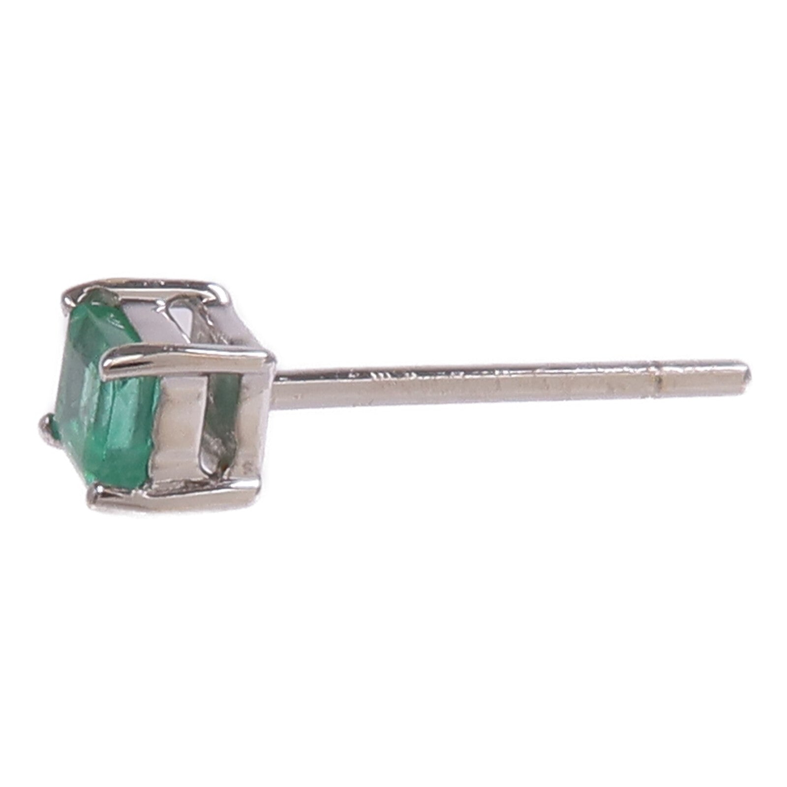 JEWELRY 18K白金Emerald Earrings綠寶石耳環