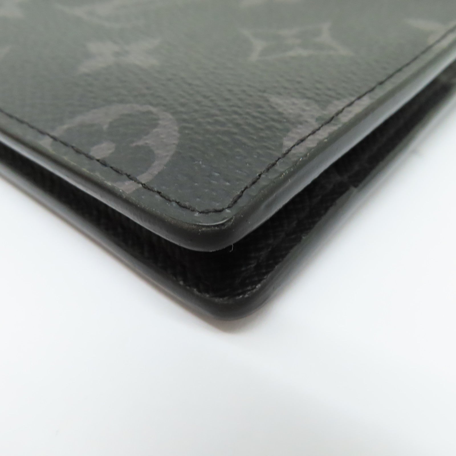 LOUIS VUITTON Monogram Eclipse Multiple Wallet錢包黑色